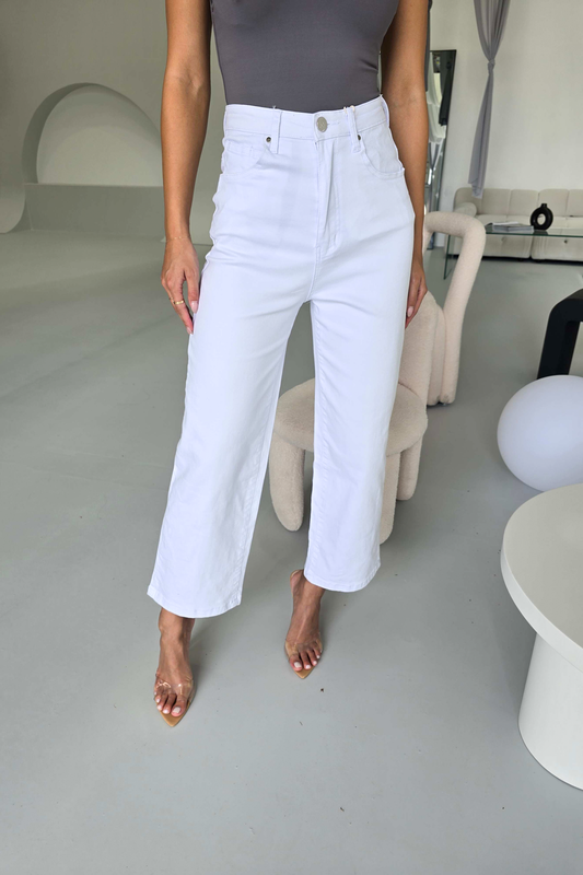 LAURA JEANS - WHITE