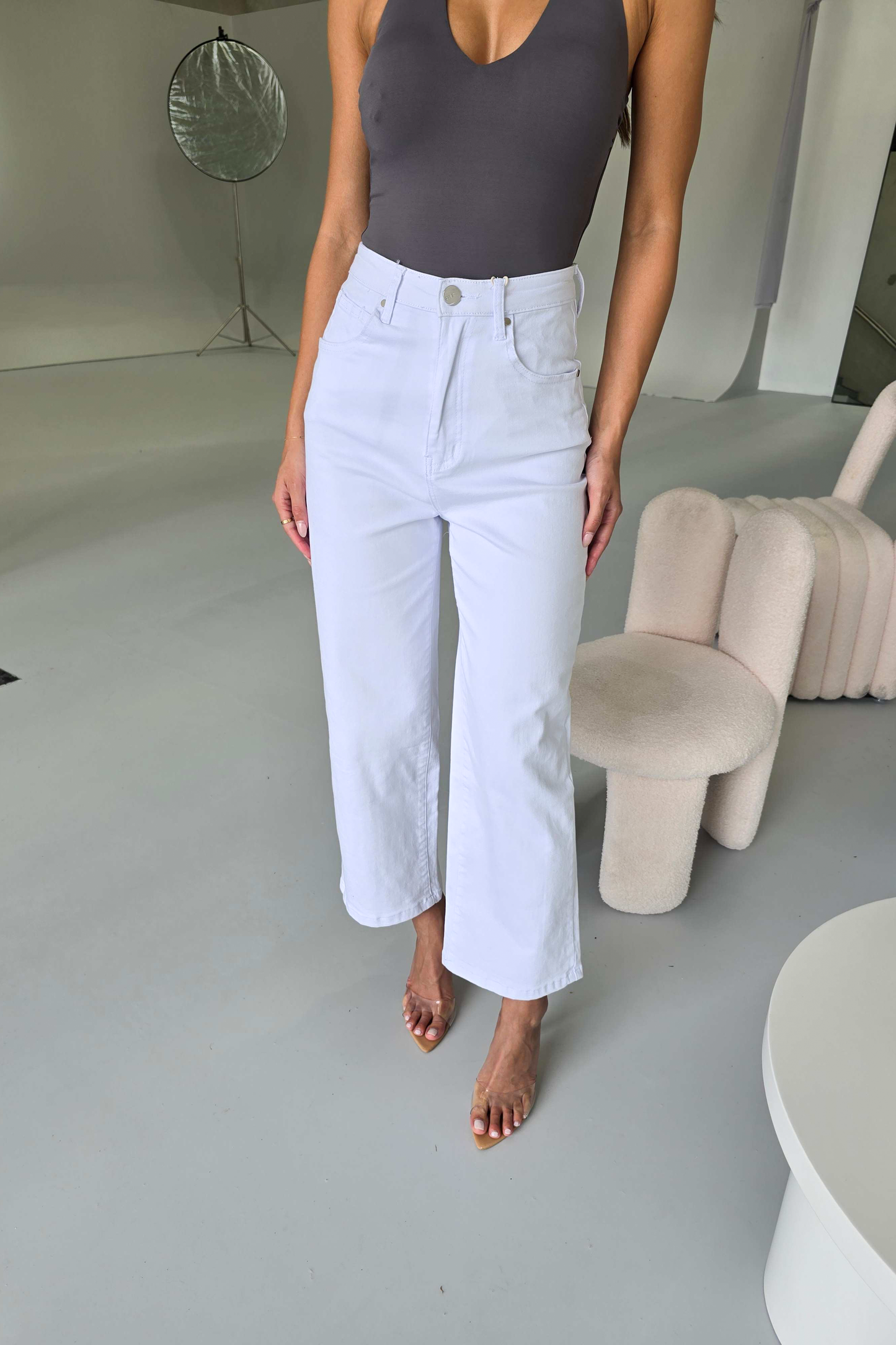 LAURA JEANS - WHITE