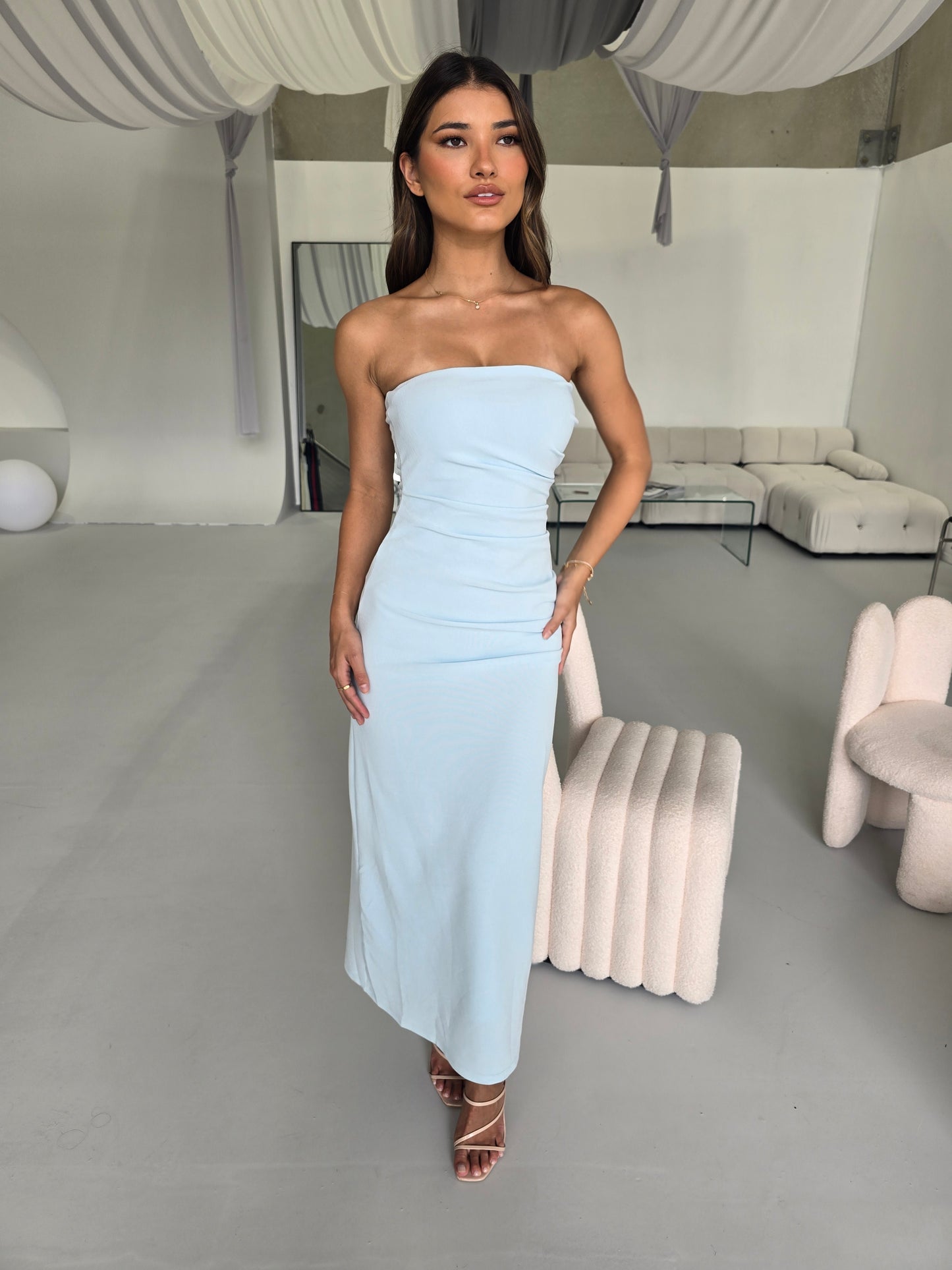 KIMBLE DRESS - BLUE