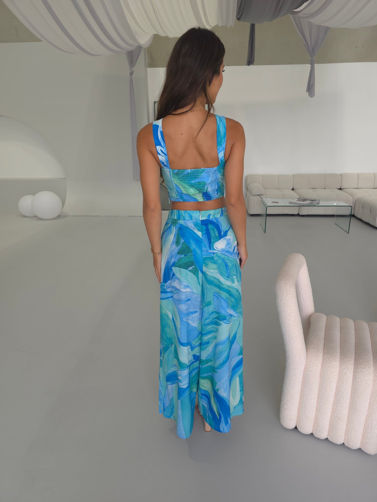ELANA SET - FLORAL BLUE