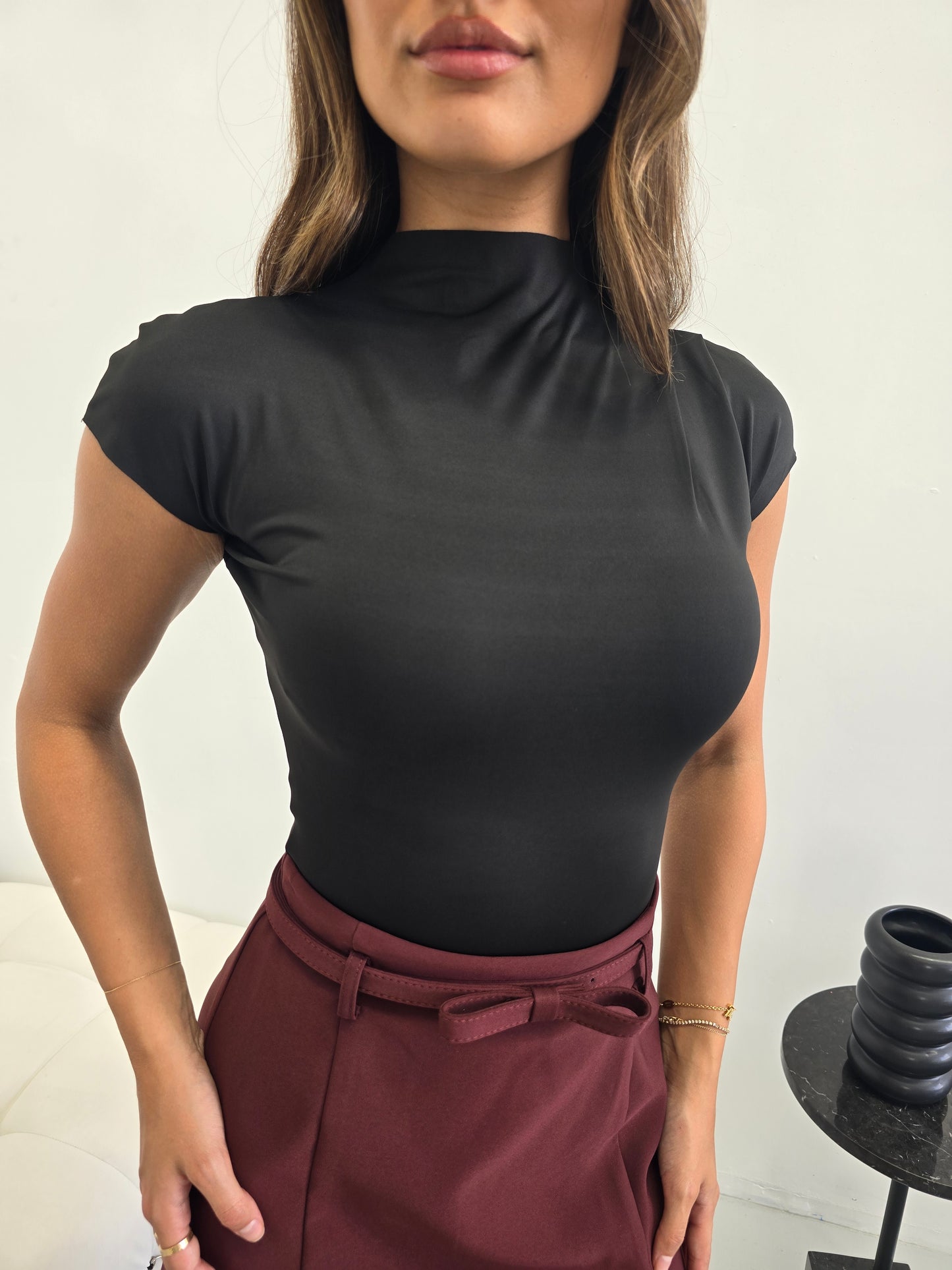 AMELIA TOP - BLACK