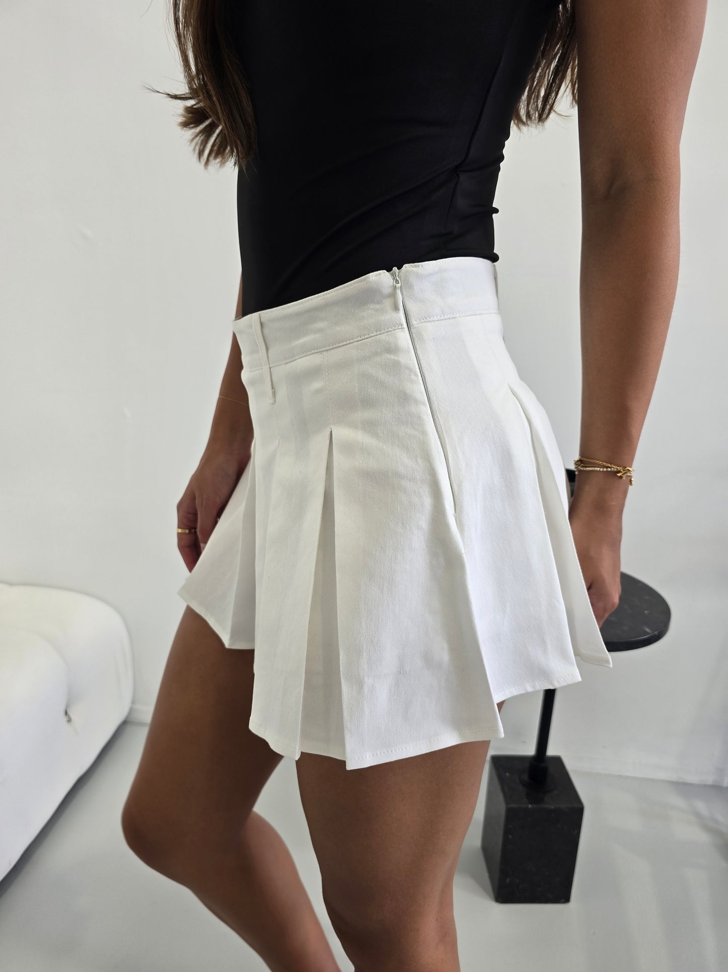 NANO SKIRT - WHITE