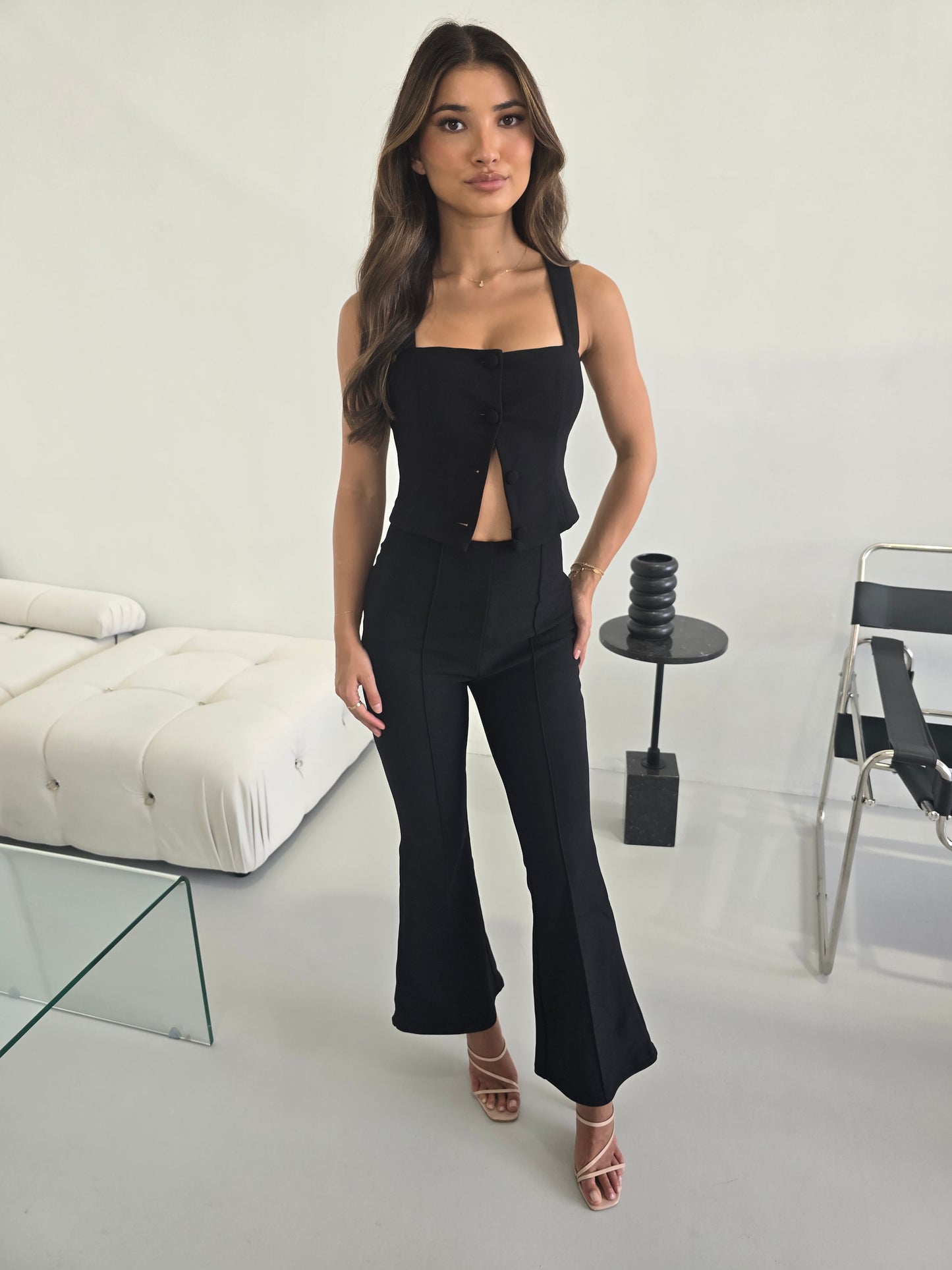 KHLOE TOP - BLACK