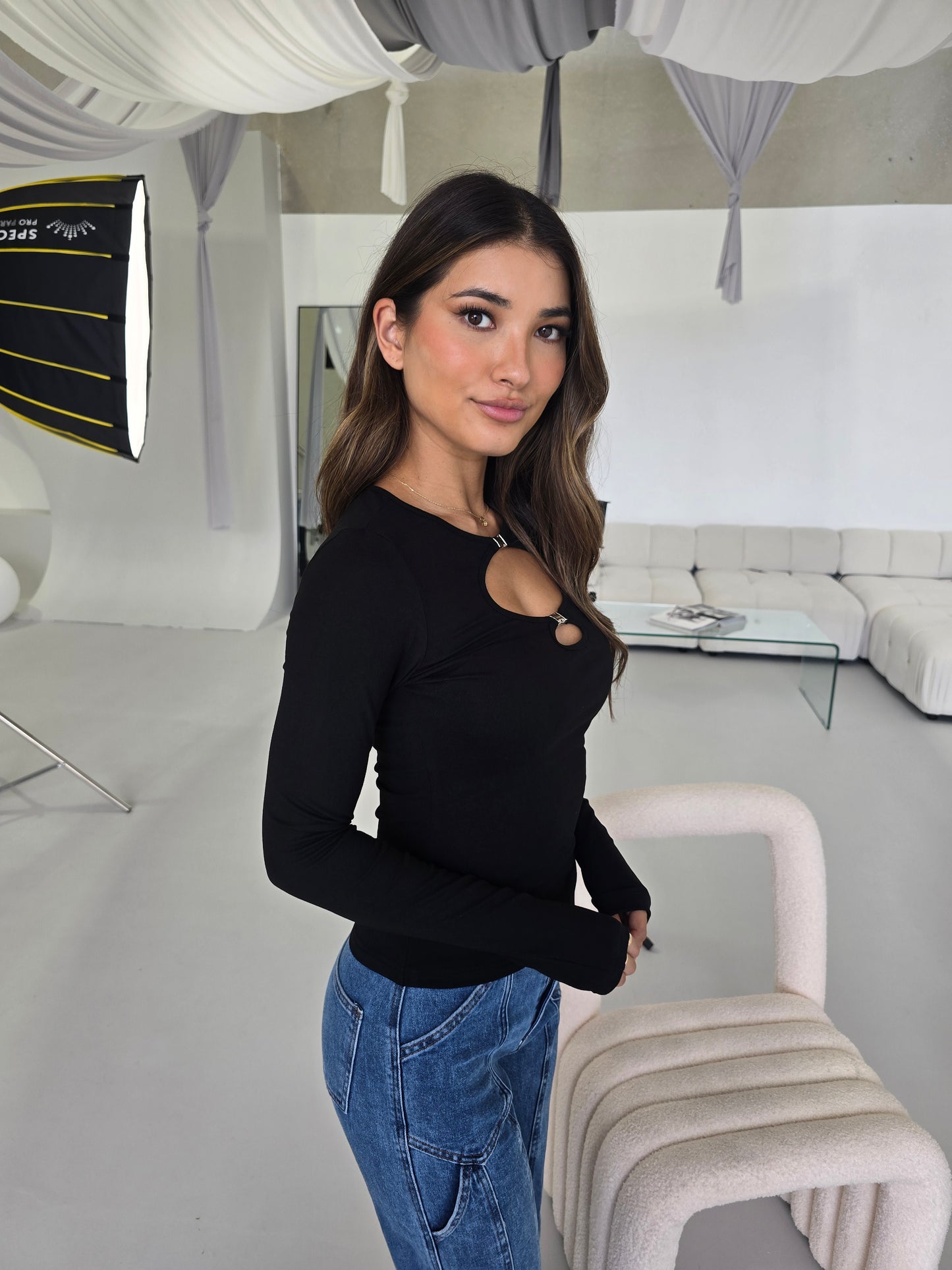 MARY TOP - BLACK