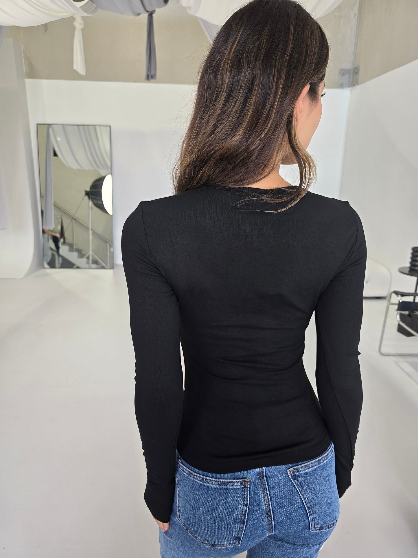 MARY TOP - BLACK