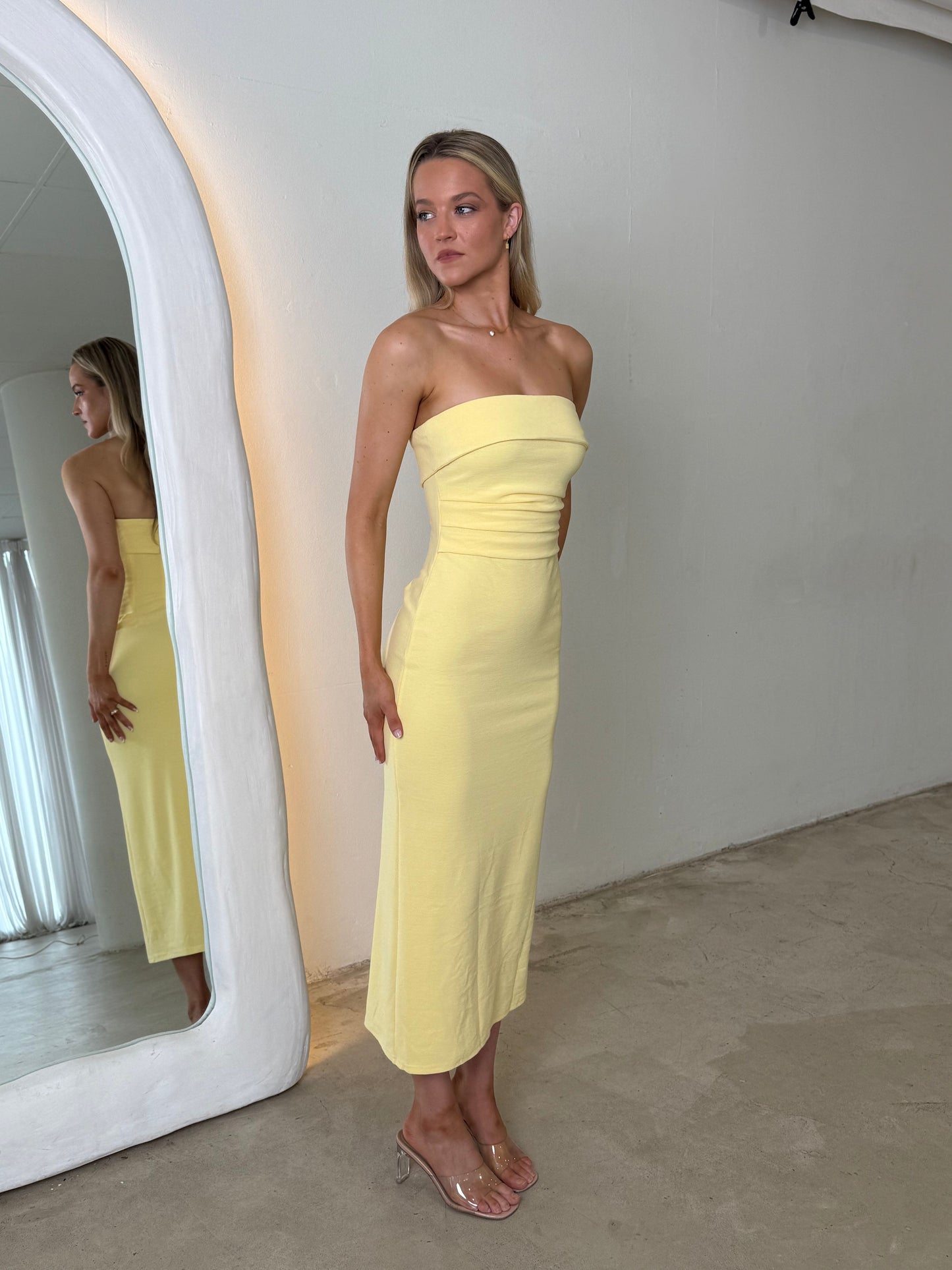 NINA DRESS - YELLOW