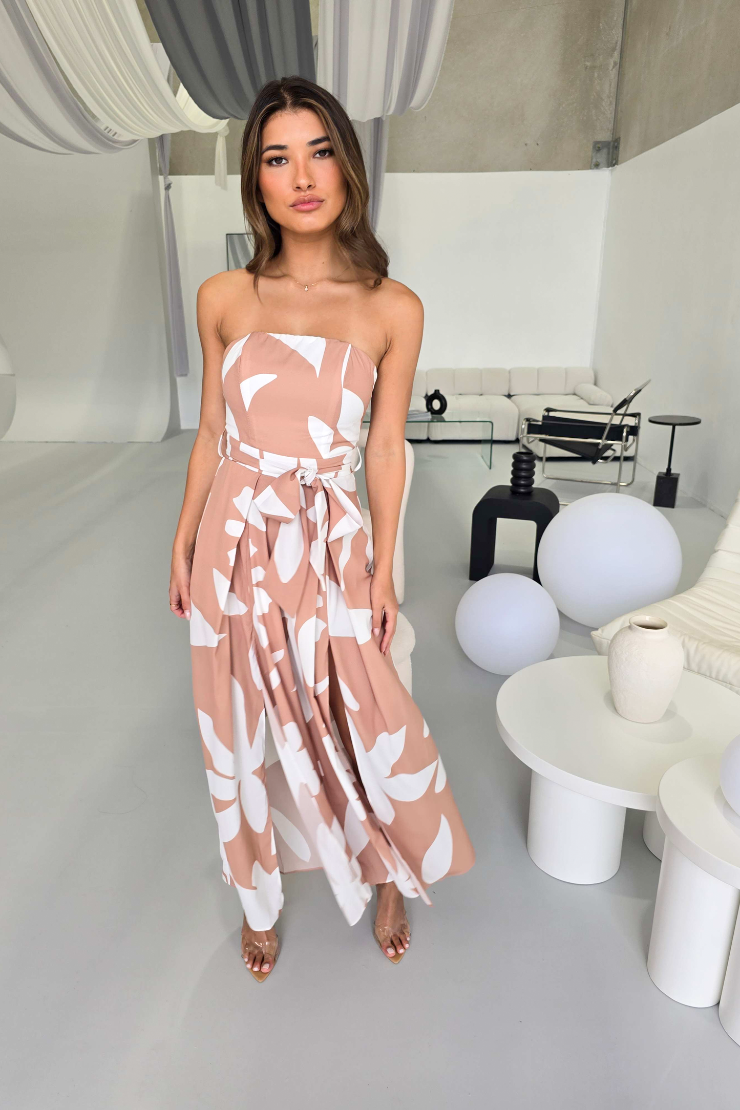 GISELLE JUMPSUIT - TAN