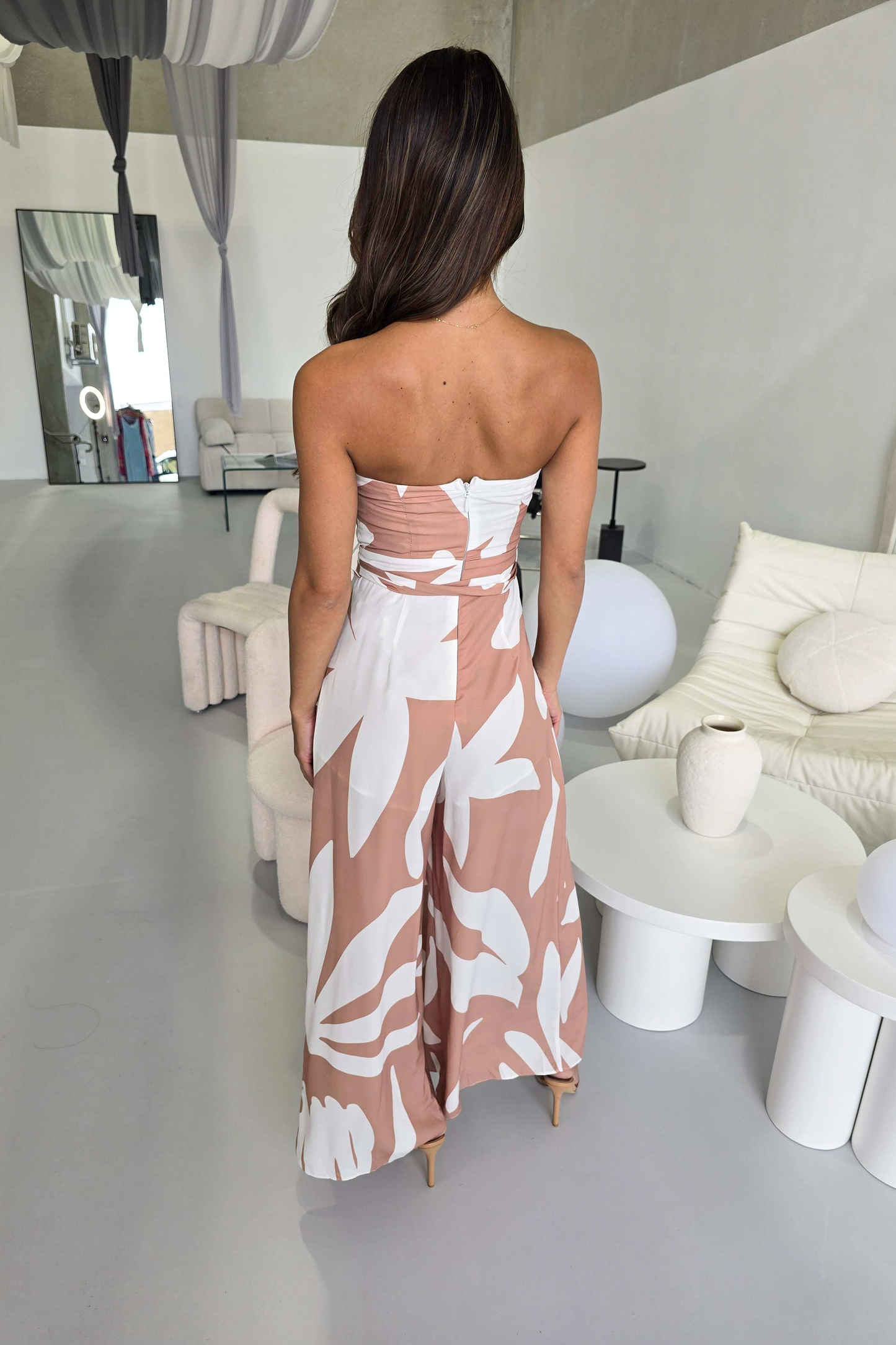 GISELLE JUMPSUIT - TAN