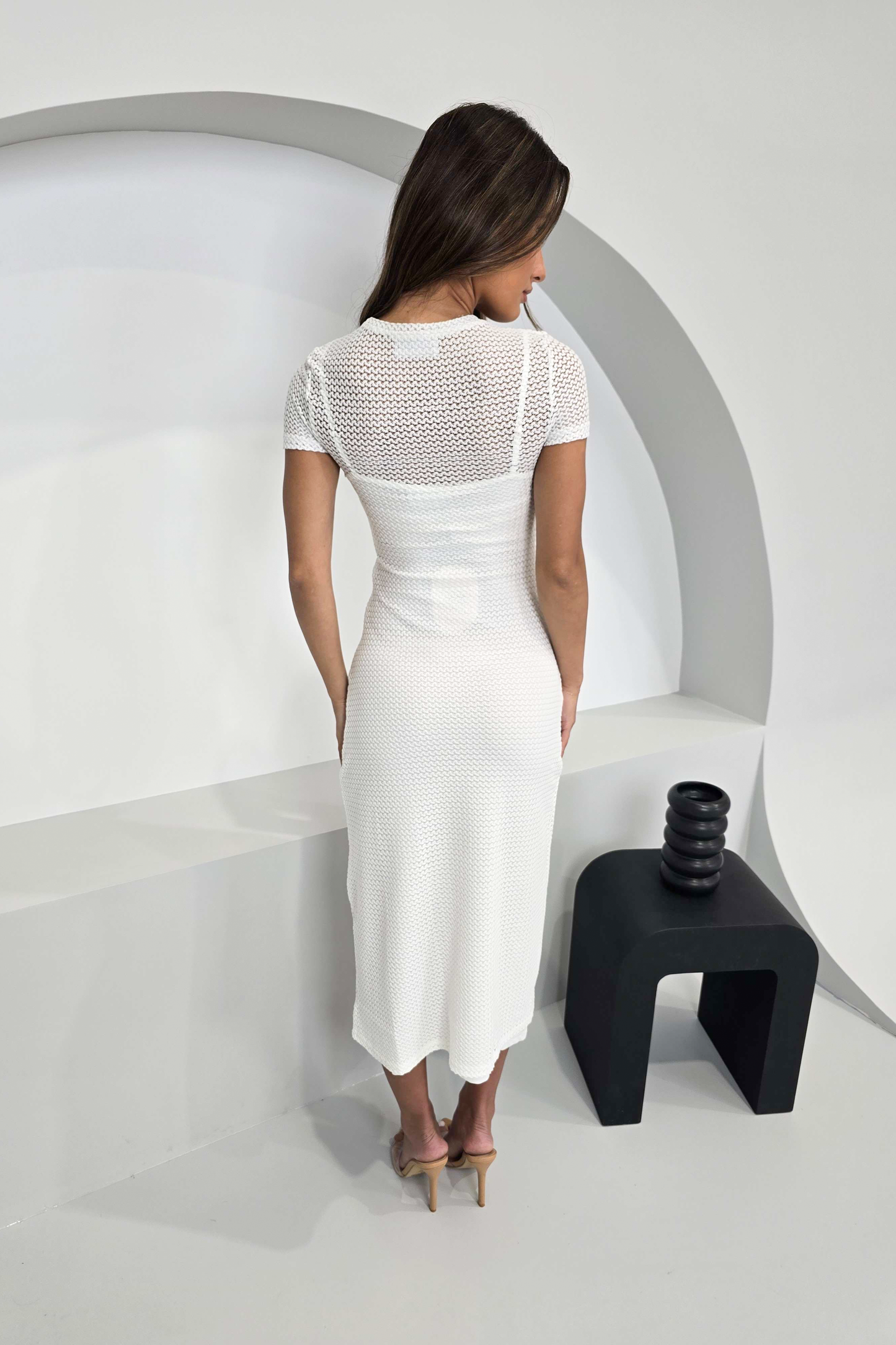 AMILEA DRESS - WHITE