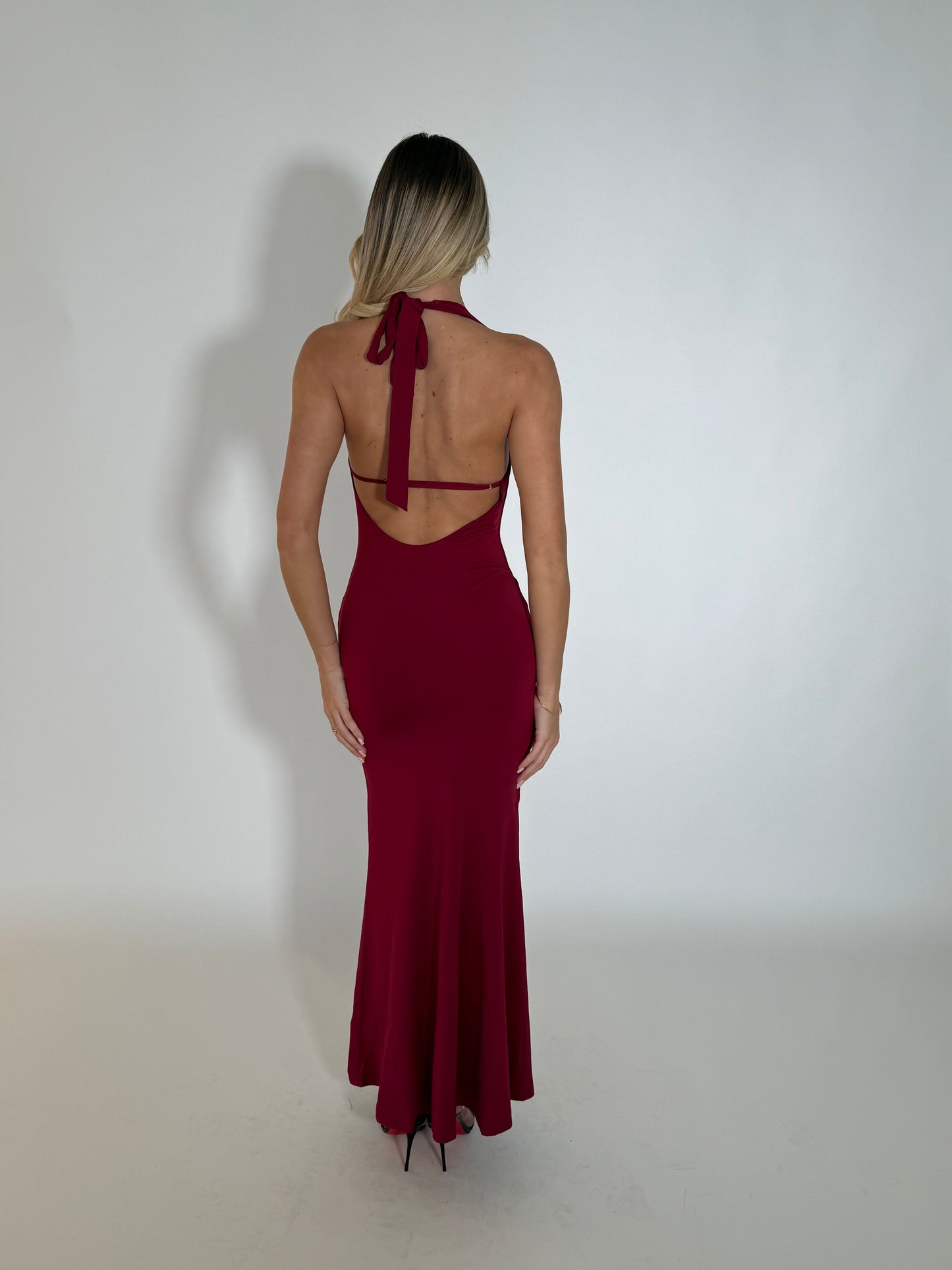 AMAYA DRESS - WINE