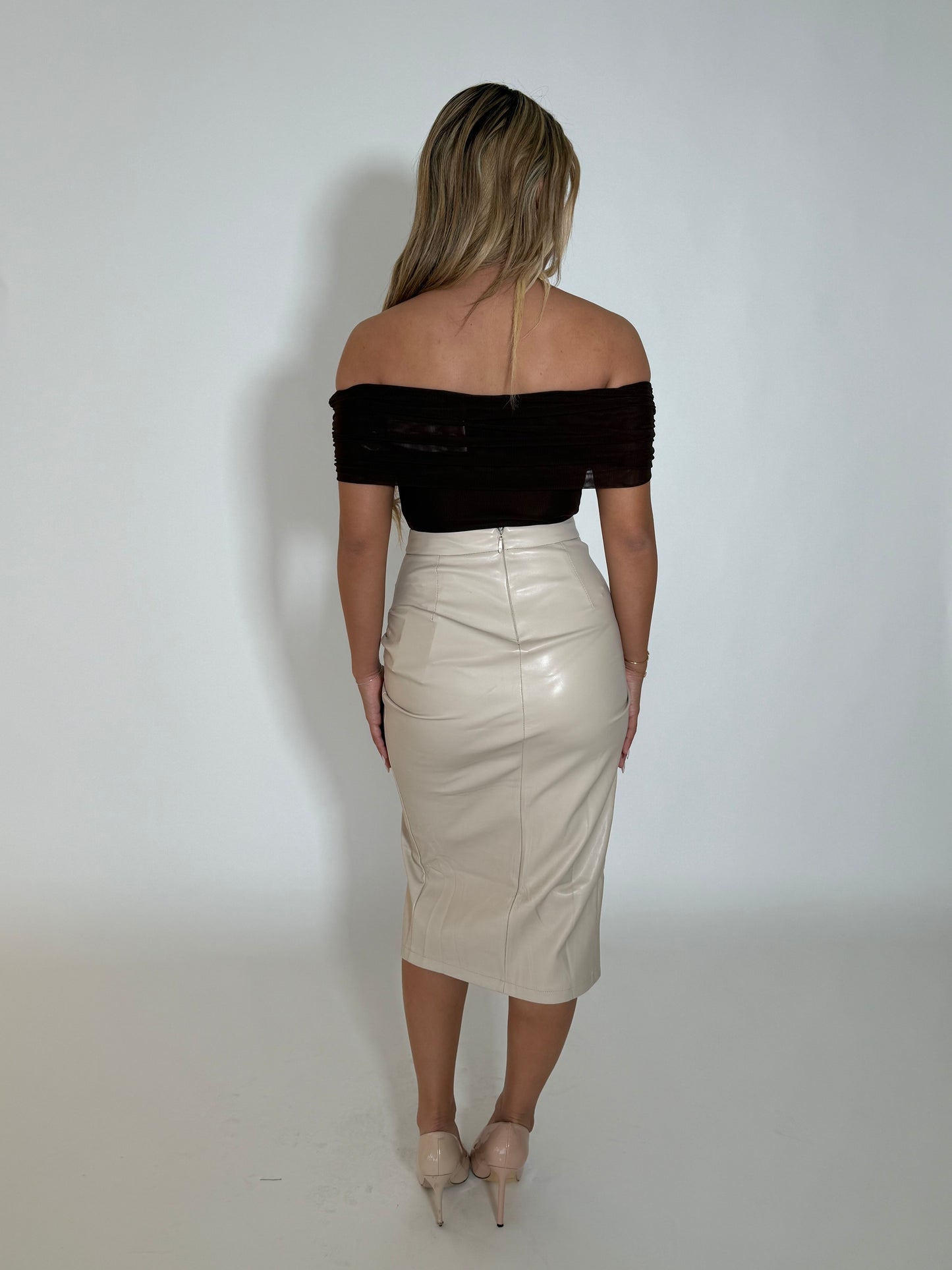 THE COB SKIRT - BONE