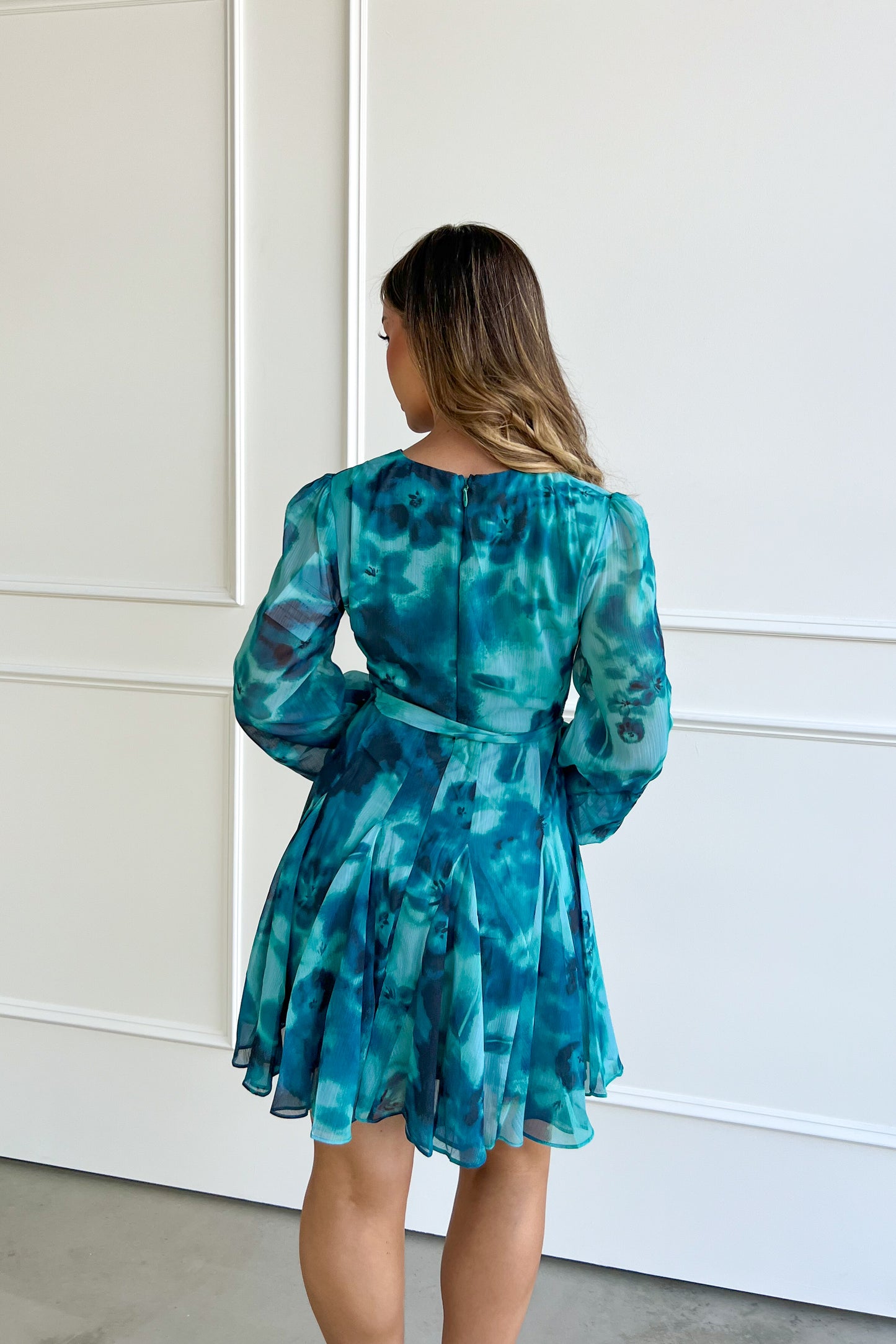 SOPHIE DRESS - TEAL