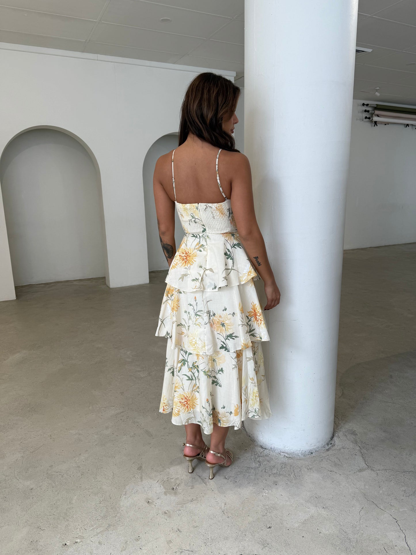 XELA DRESS - BUTTER