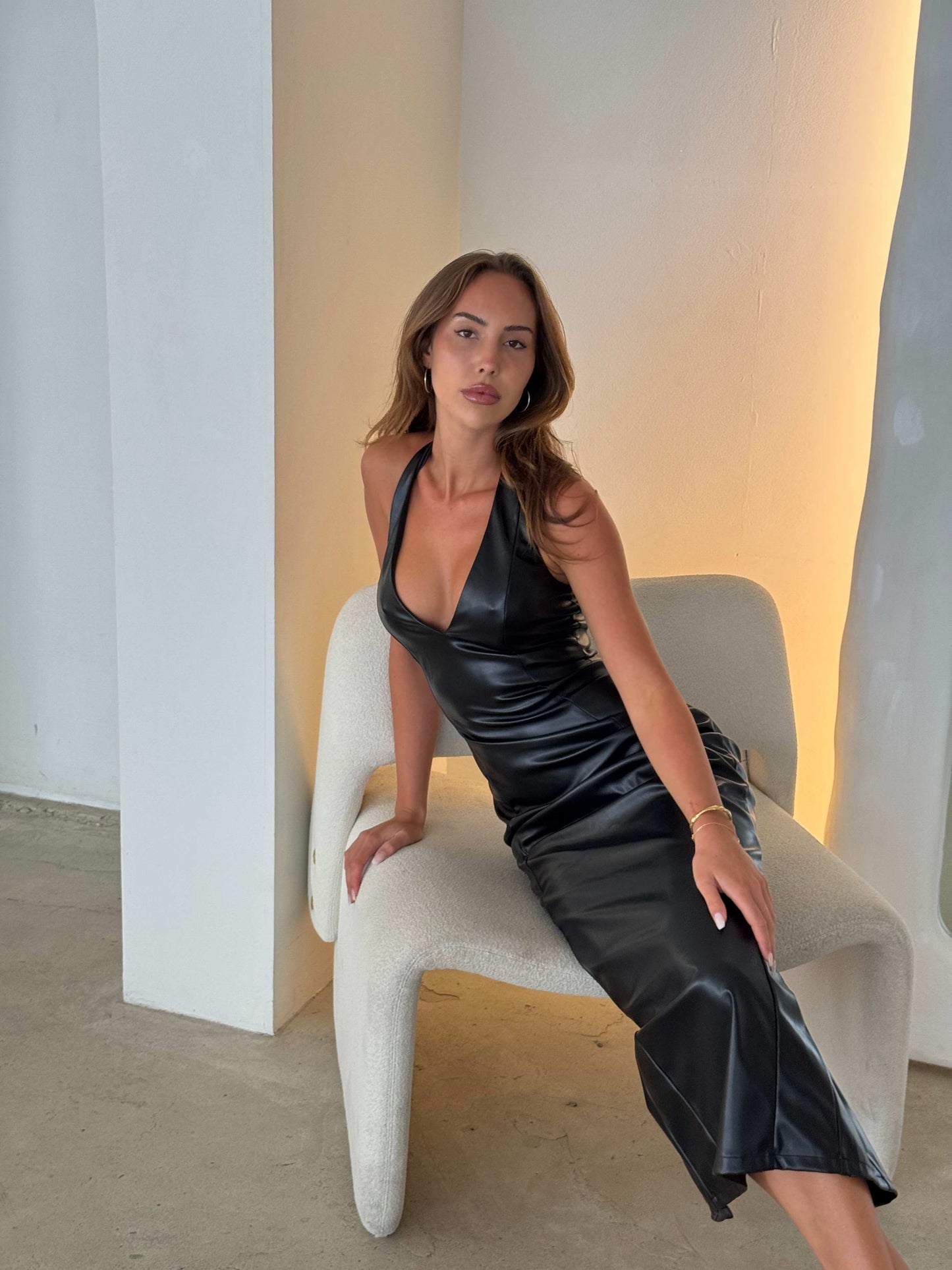 LOUISANA DRESS - BLACK