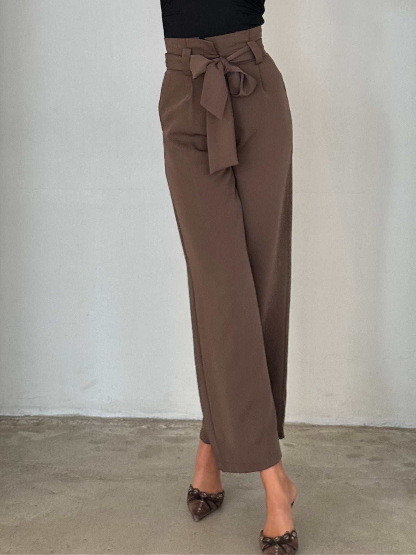 KIKI PANTS - AHSBROWN