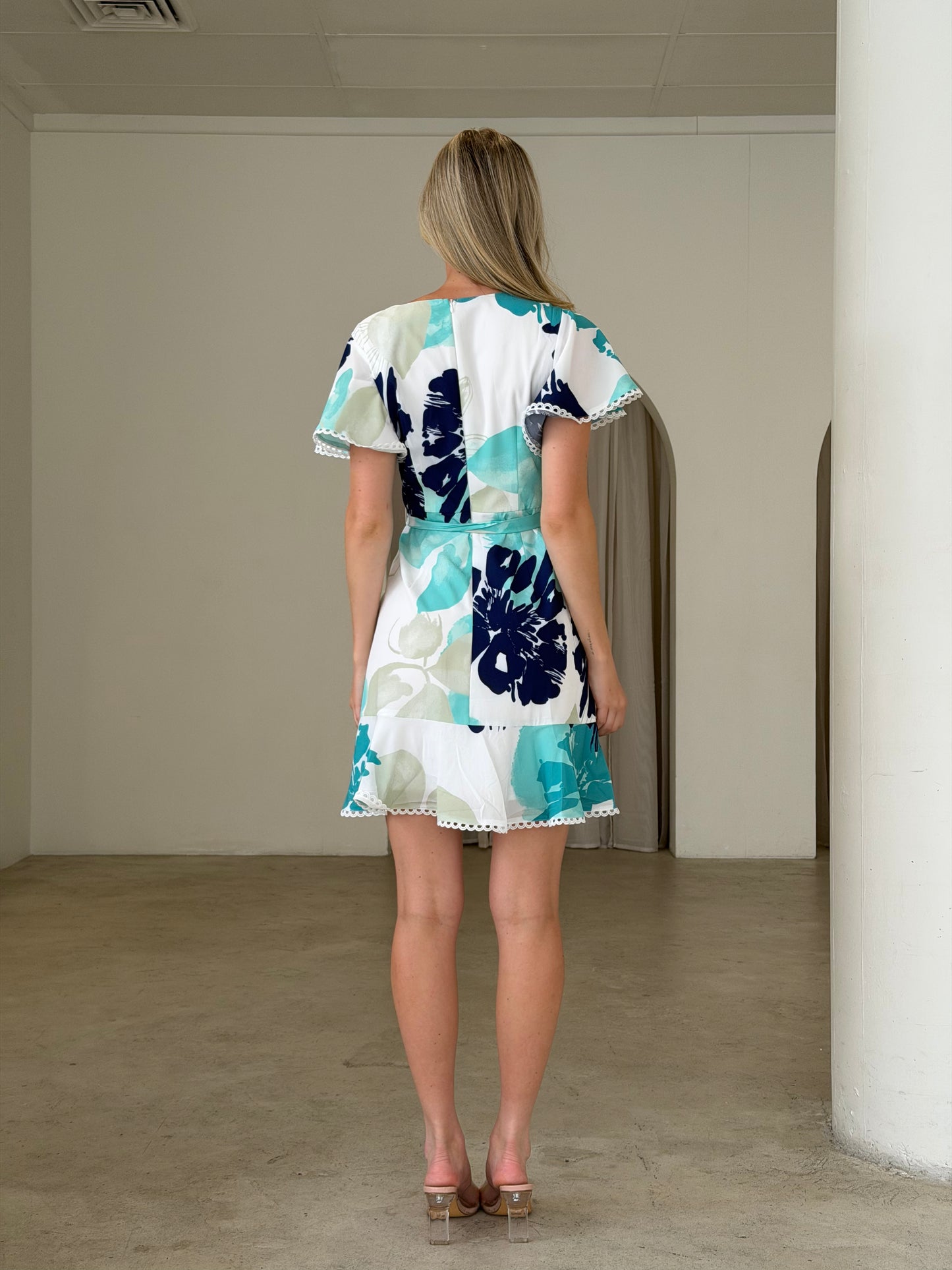 KAYLEE DRESS - TEAL