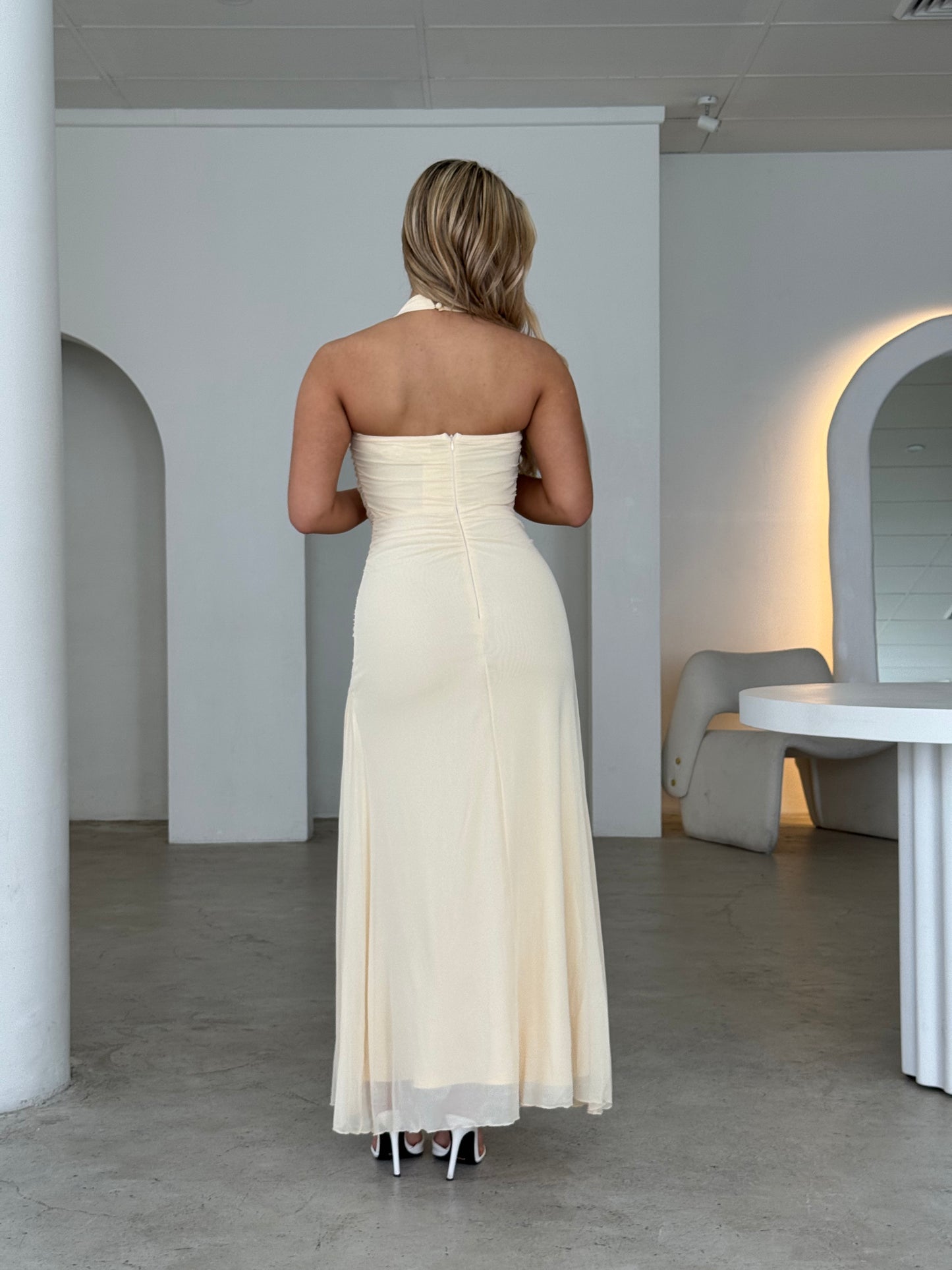 DAHLIA DRESS - LIGHT YELLOW