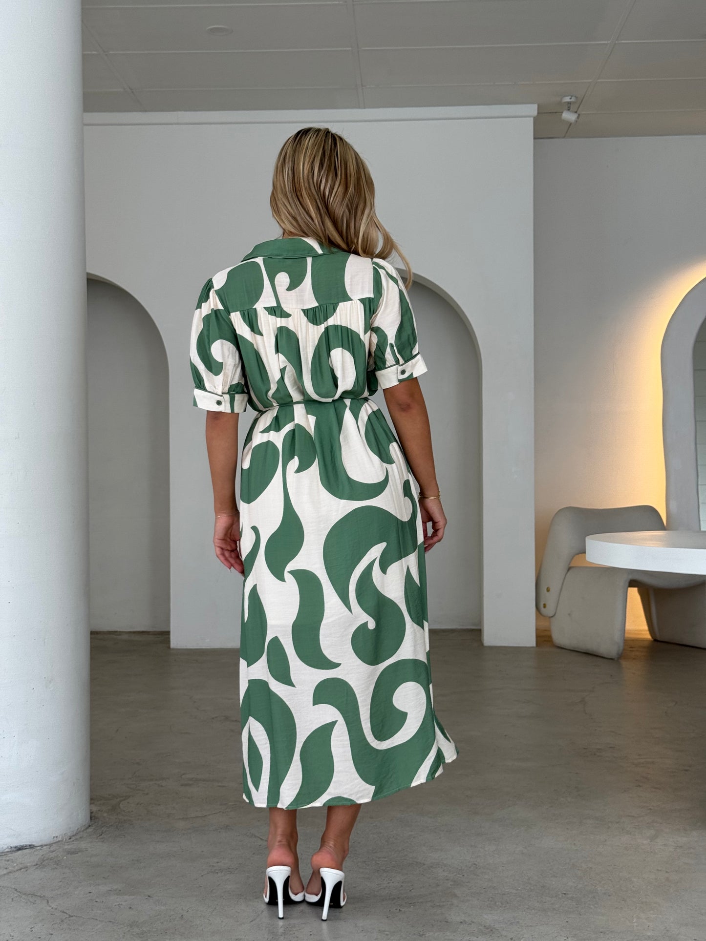 FIONA DRESS - GREEN