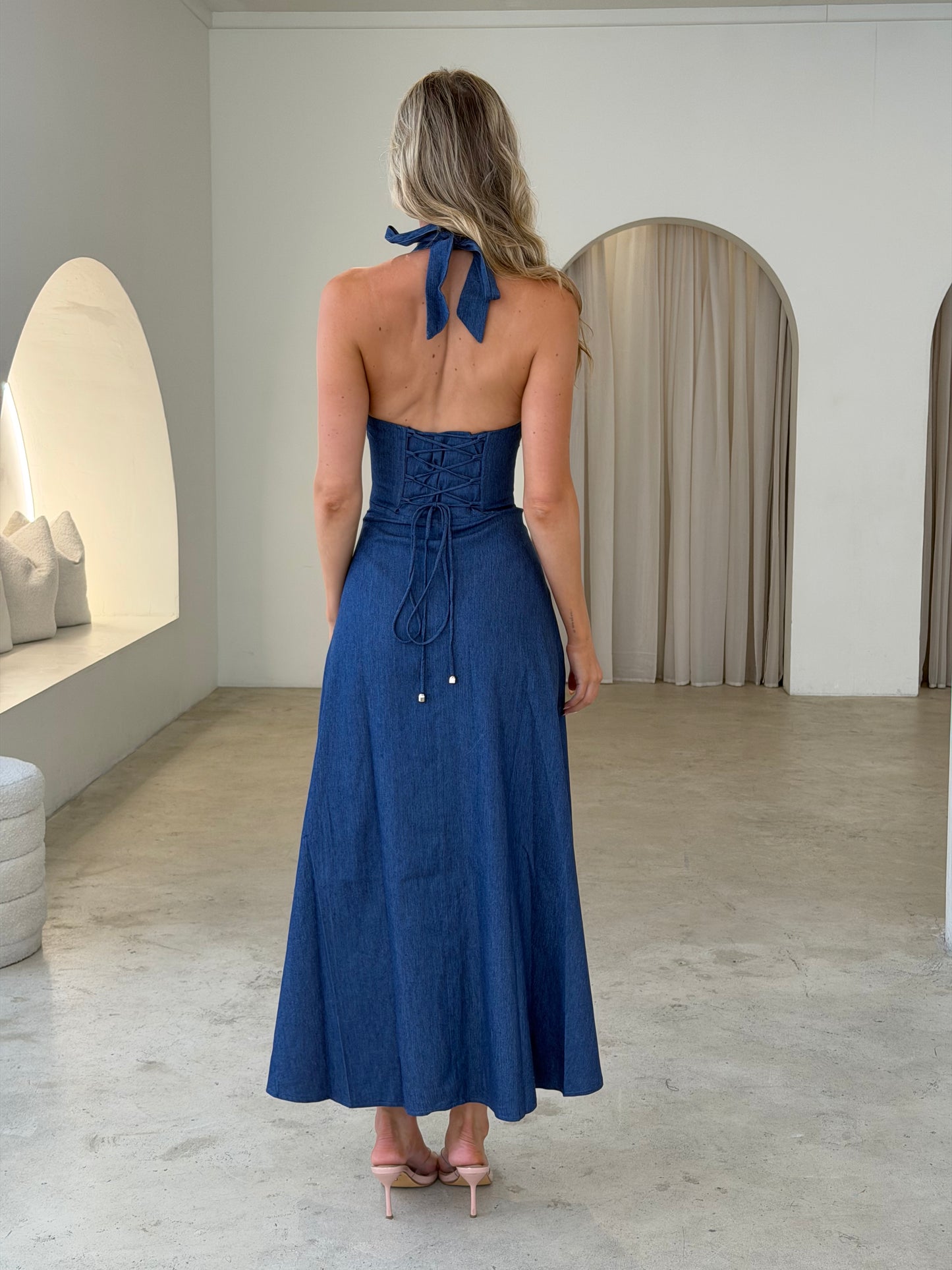 MAIA DRESS - LIGHT BLUE