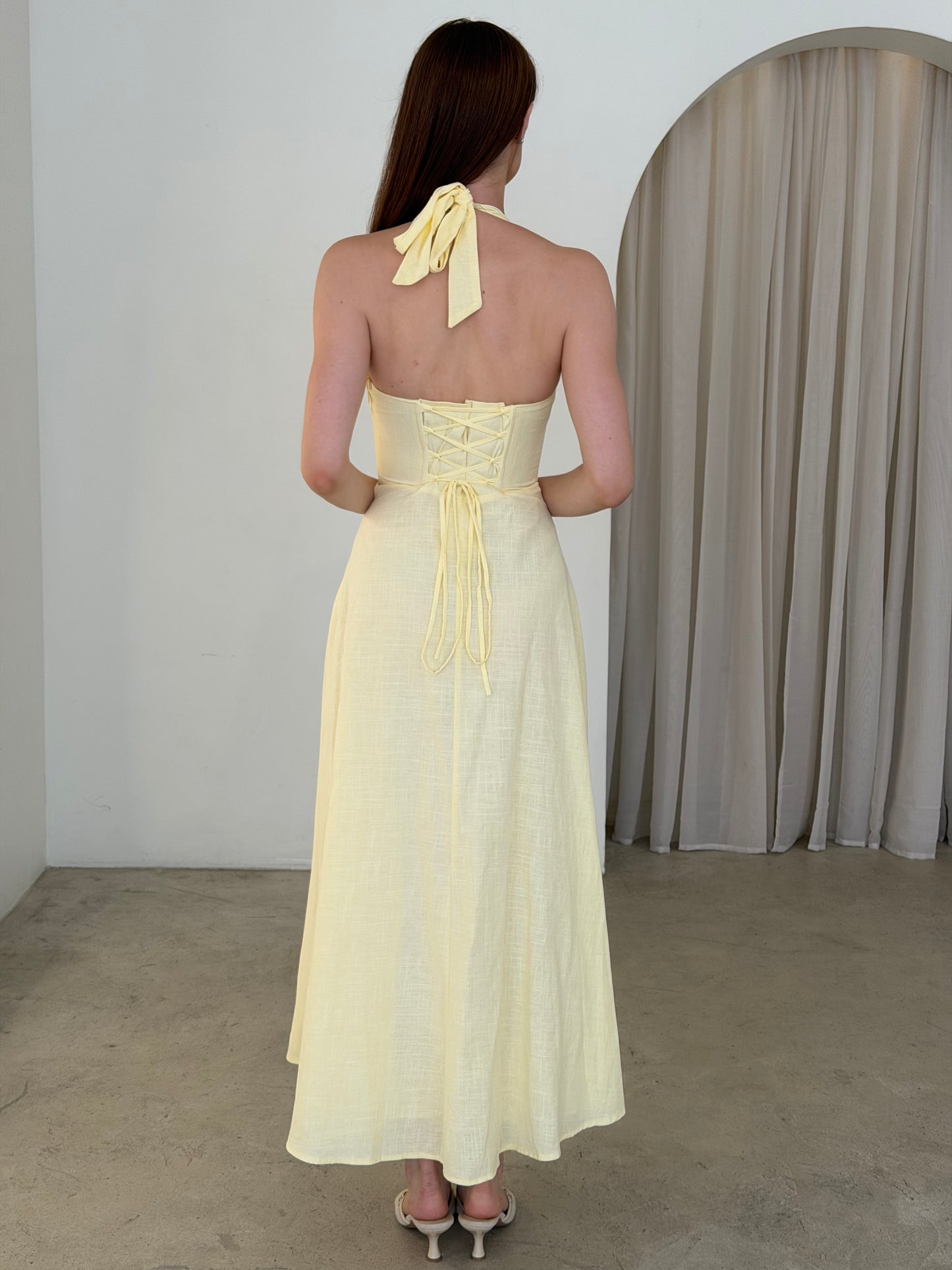 MAIA DRESS - BUTTER