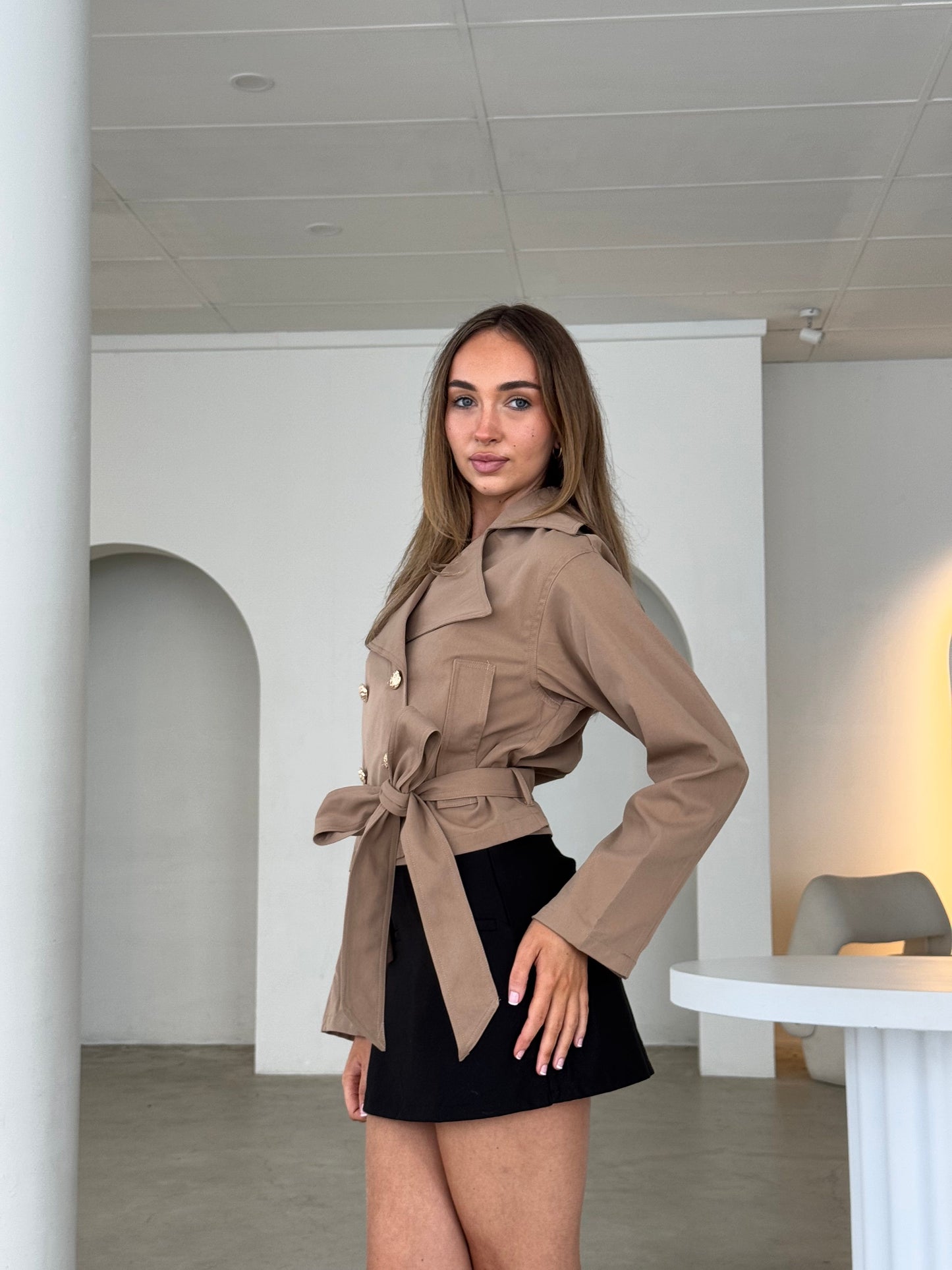 TESSA JACKET - TAN