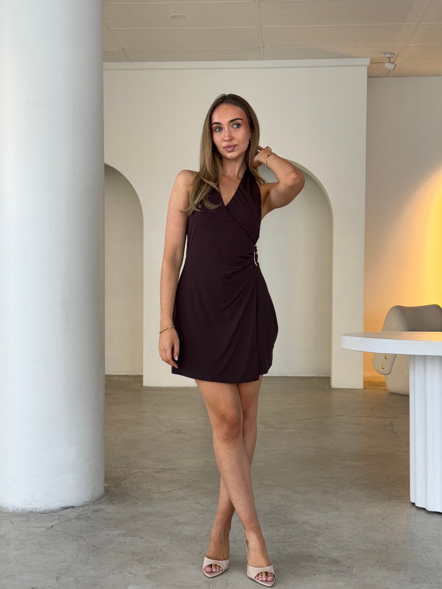 COLETTE DRESS - COCOA