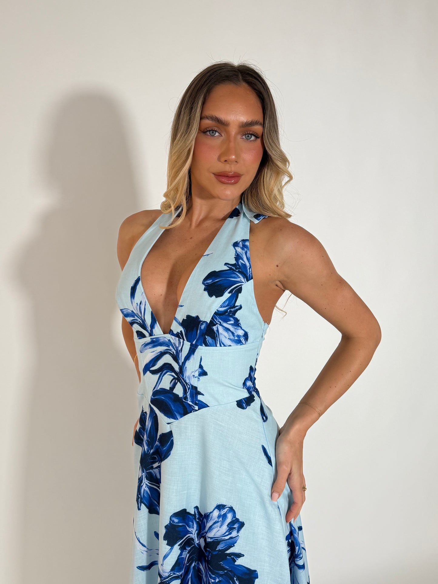 COVE DRESS - BLUE