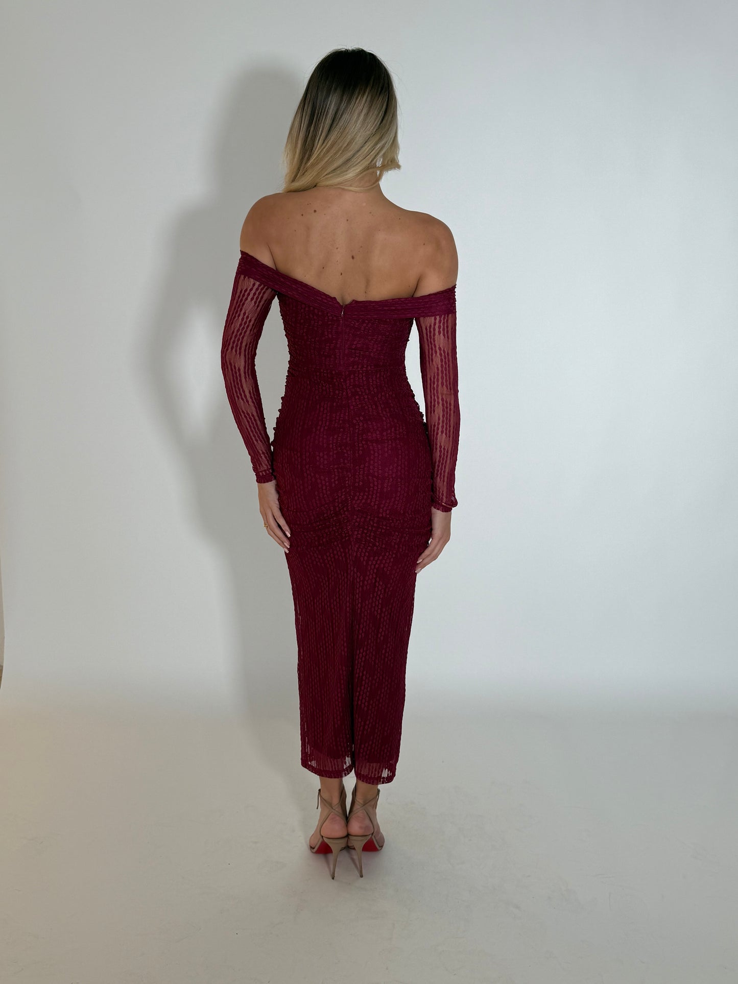 JAYLA DRESS - WINE