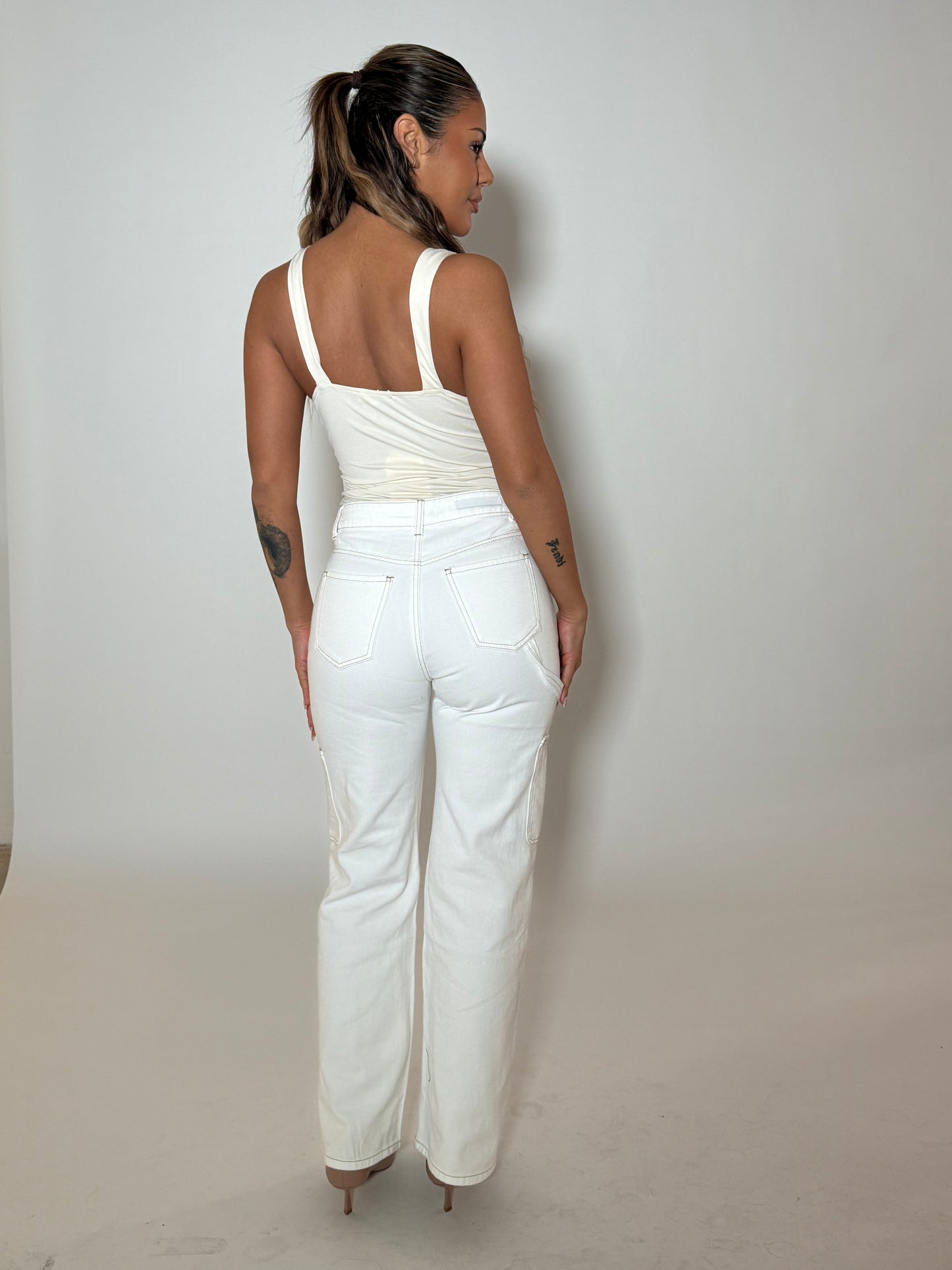 RILEY JEANS - WHITE