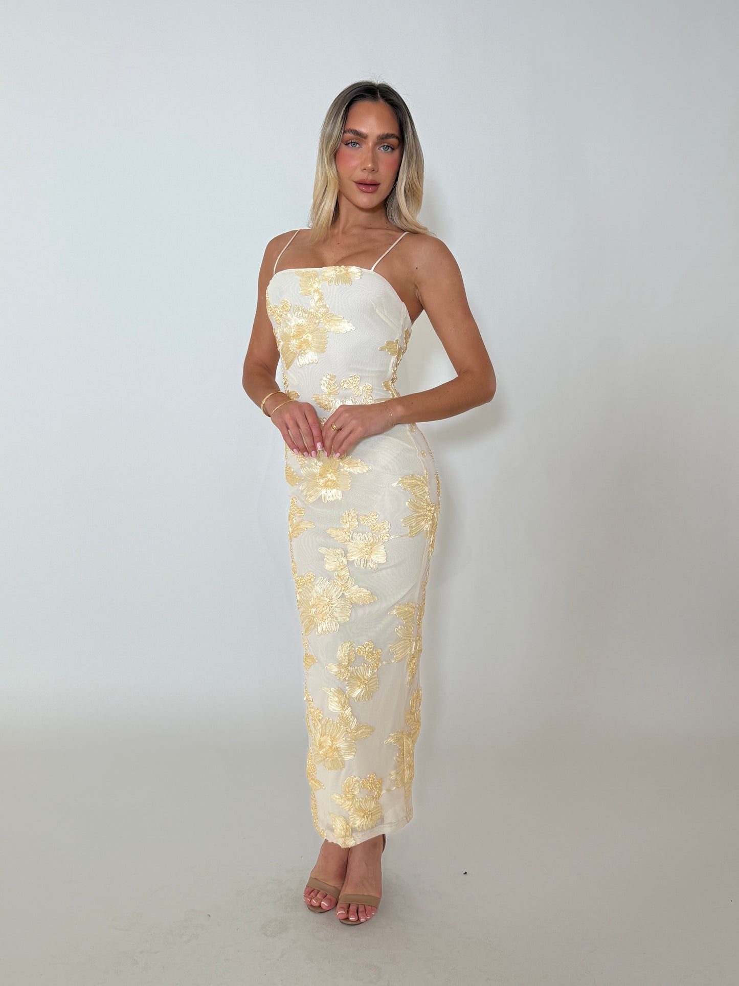 RILEY DRESS - YELLOW