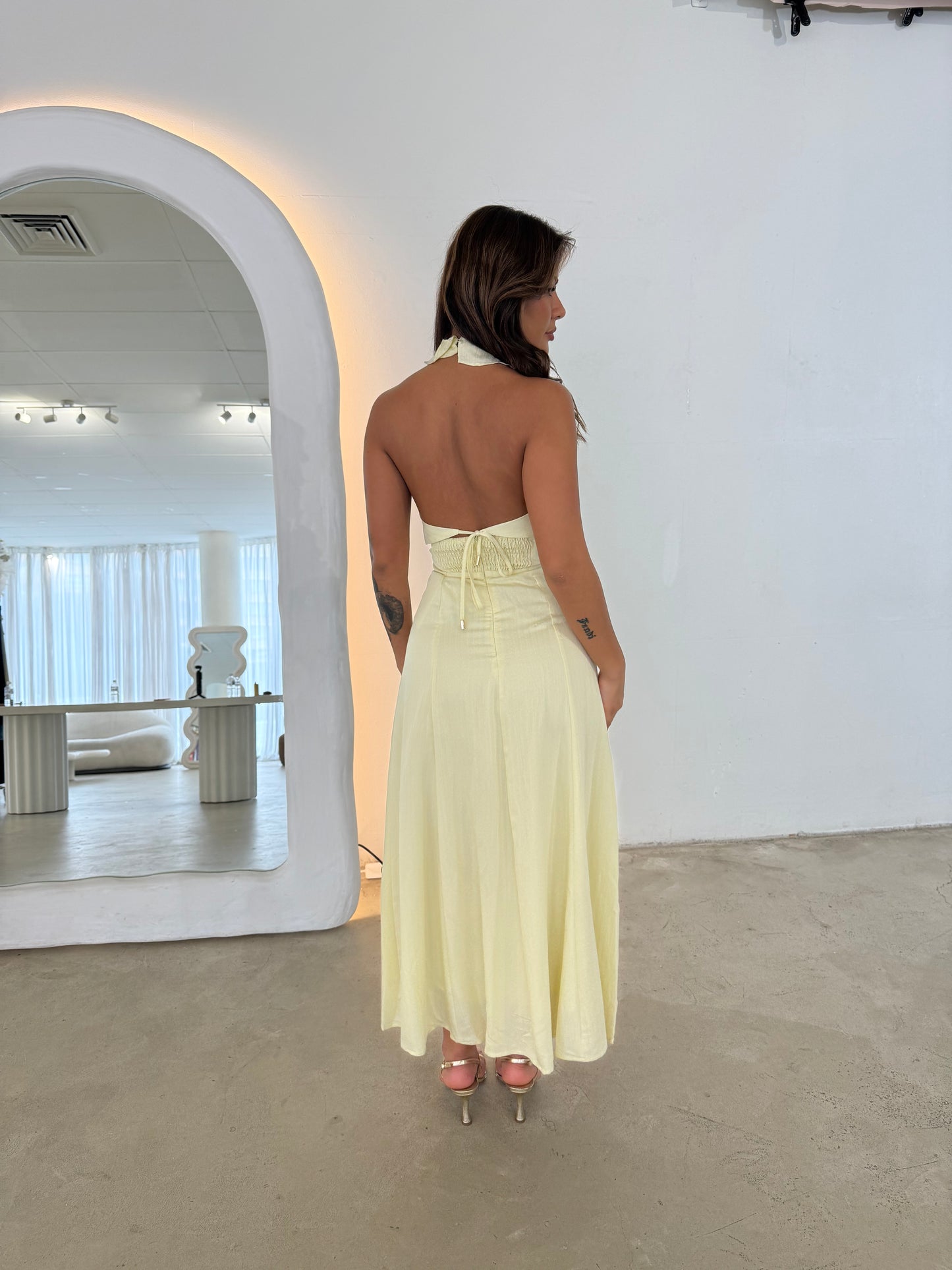 AMITY DRESS - LEMON