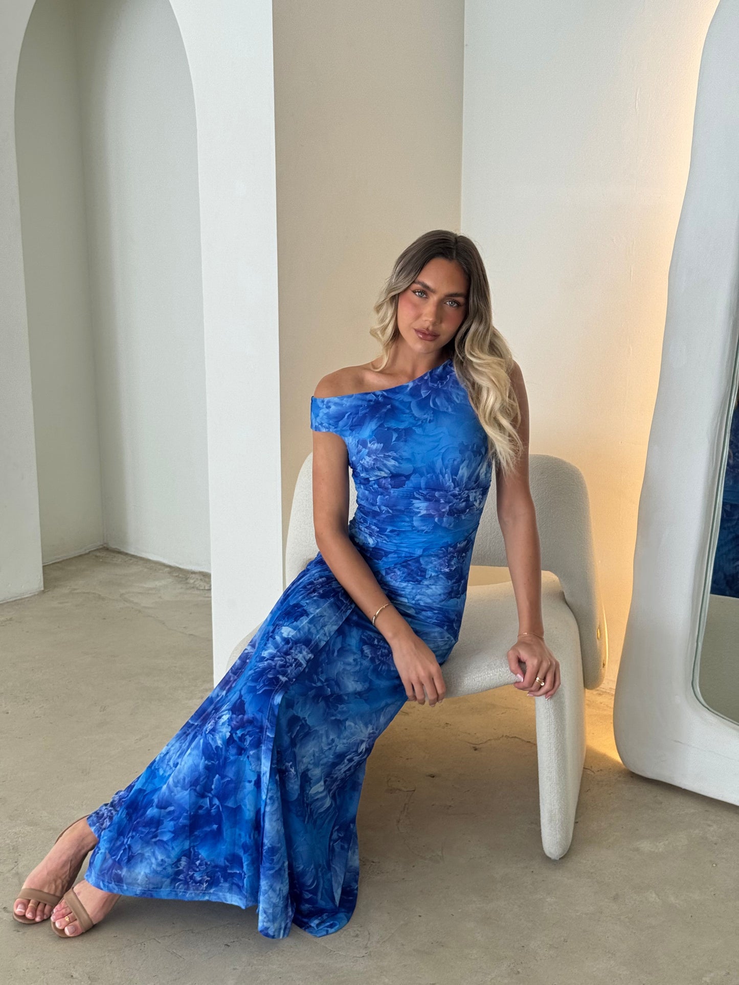 MARSHA DRESS - BLUE