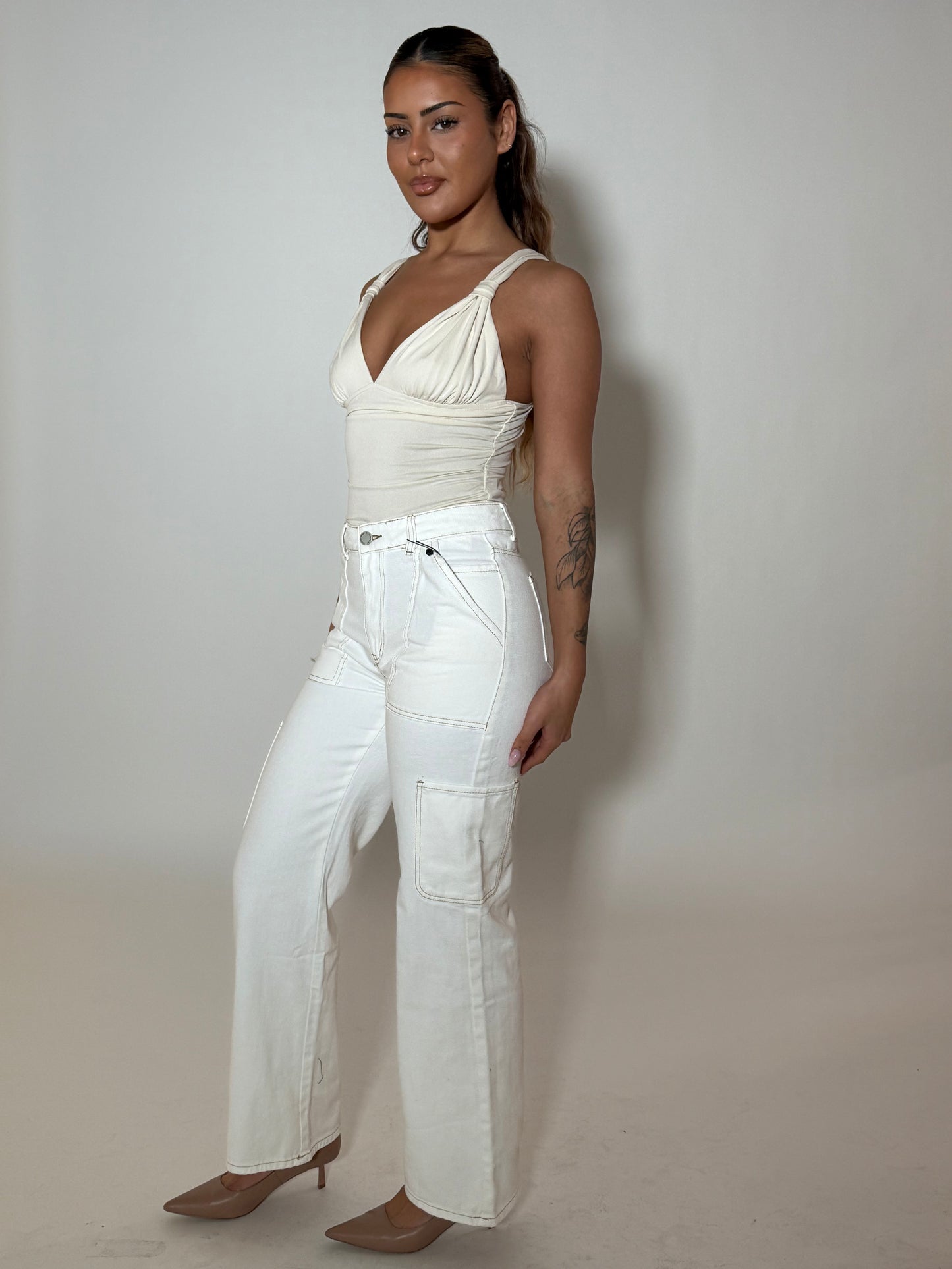 RILEY JEANS - WHITE