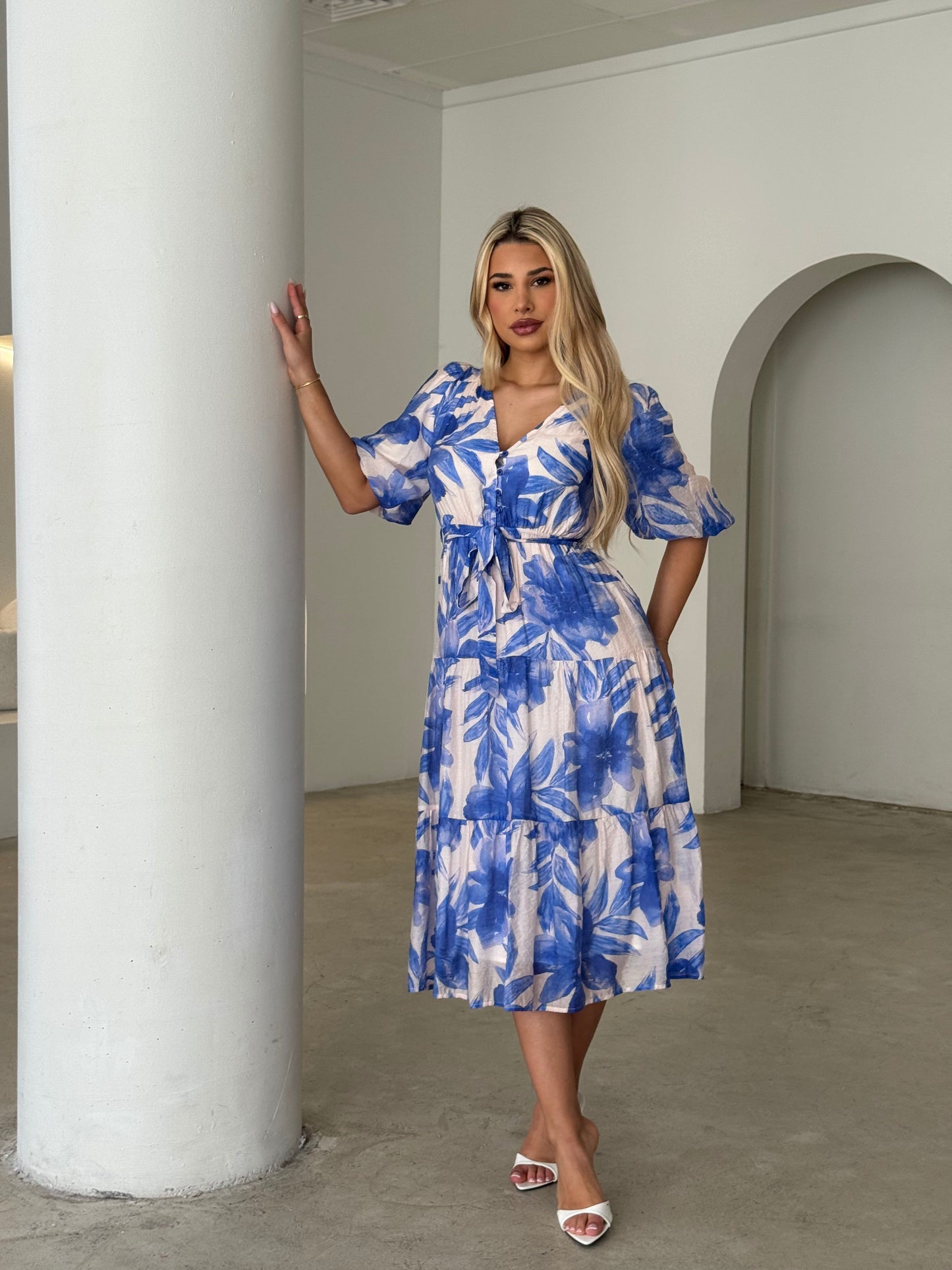 MARY DRESS - BLUE
