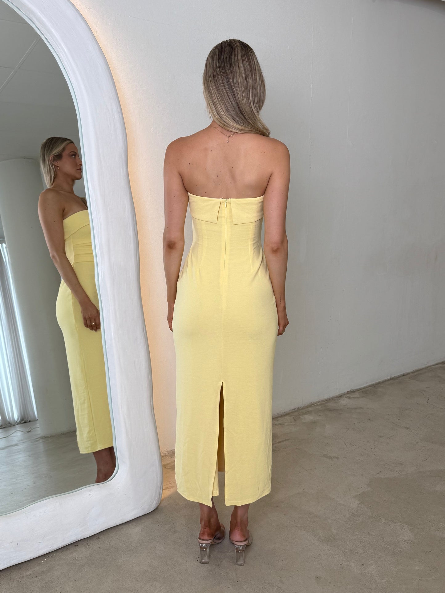 NINA DRESS - YELLOW