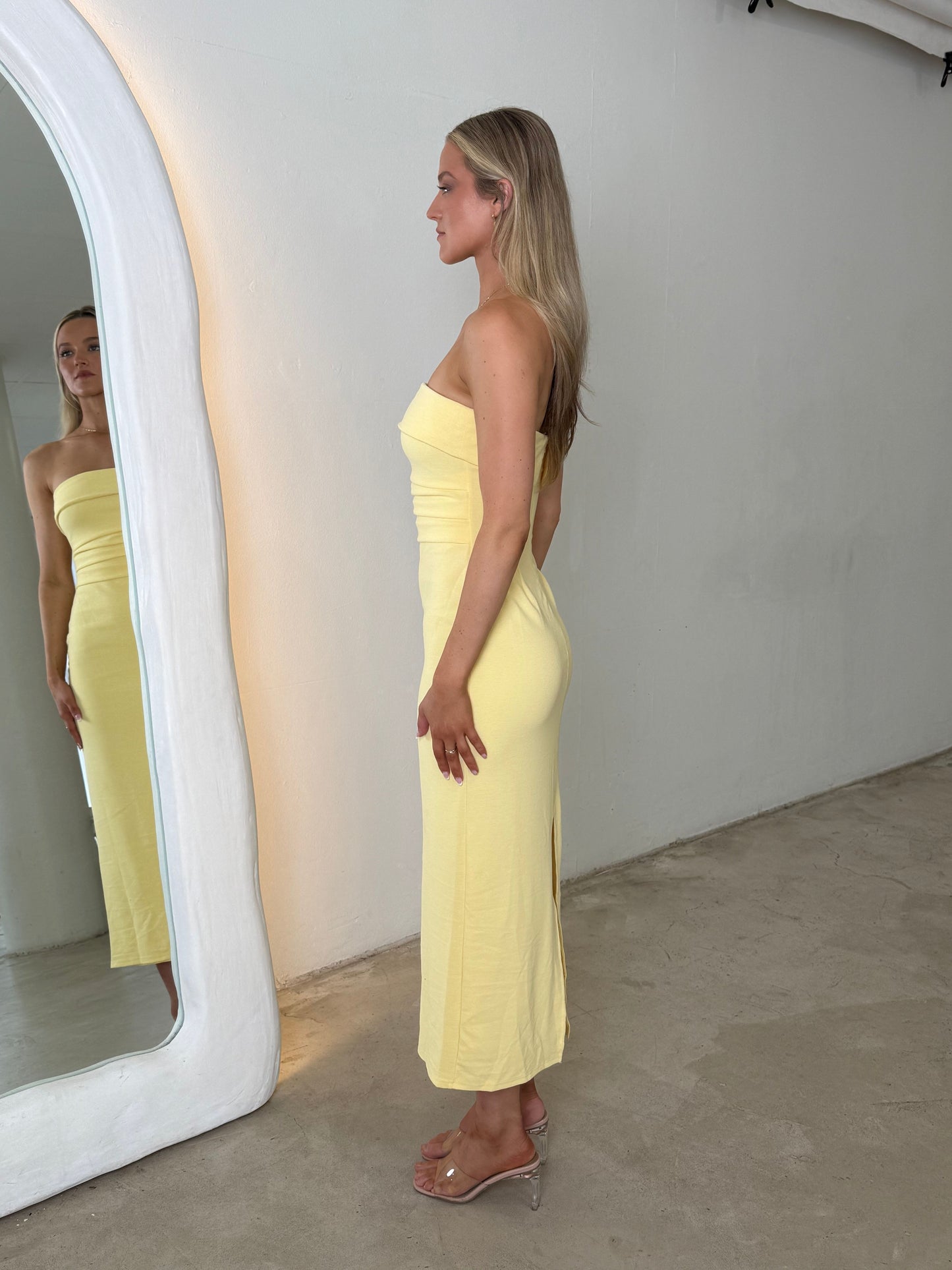 NINA DRESS - YELLOW