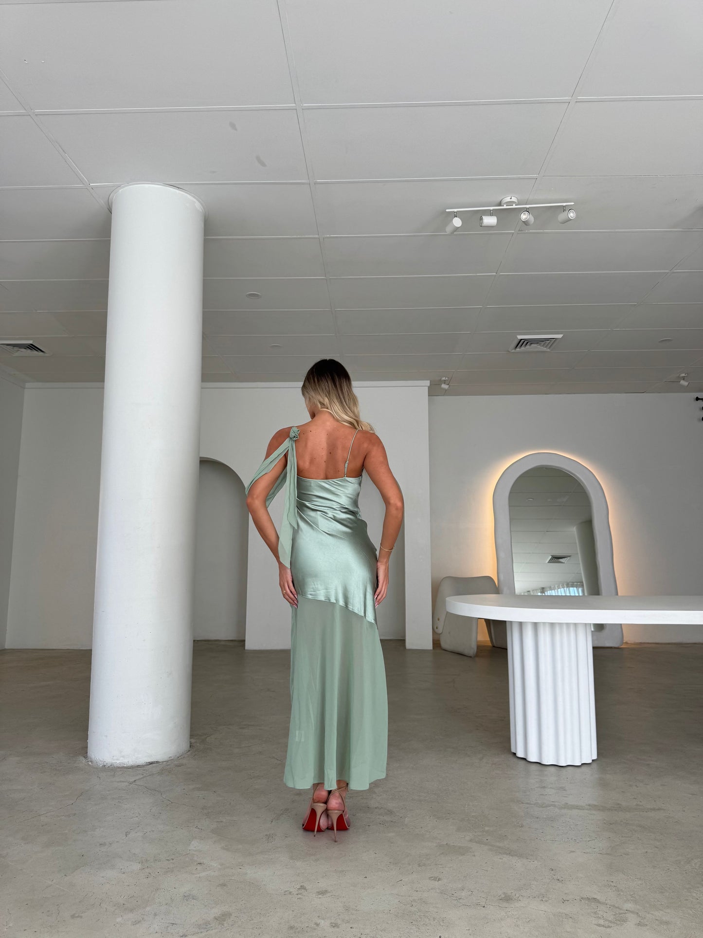 HUNTLEY DRESS - SAGE