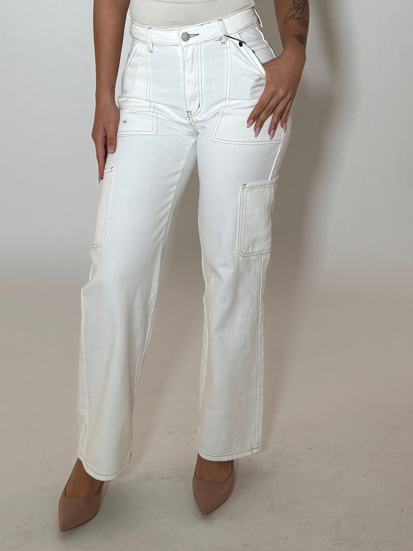 RILEY JEANS - WHITE