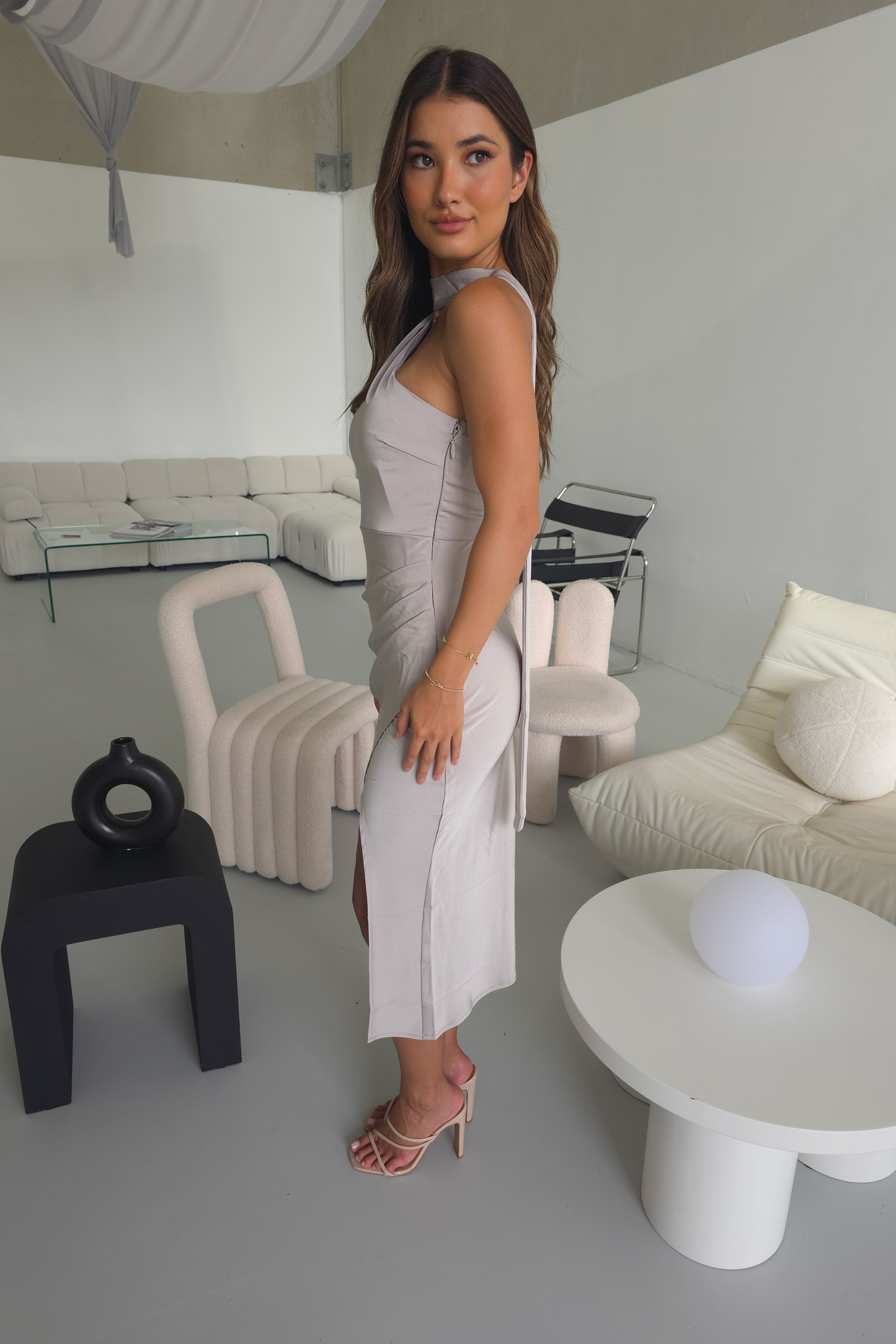 SO SO DRESS - SILVER GREY