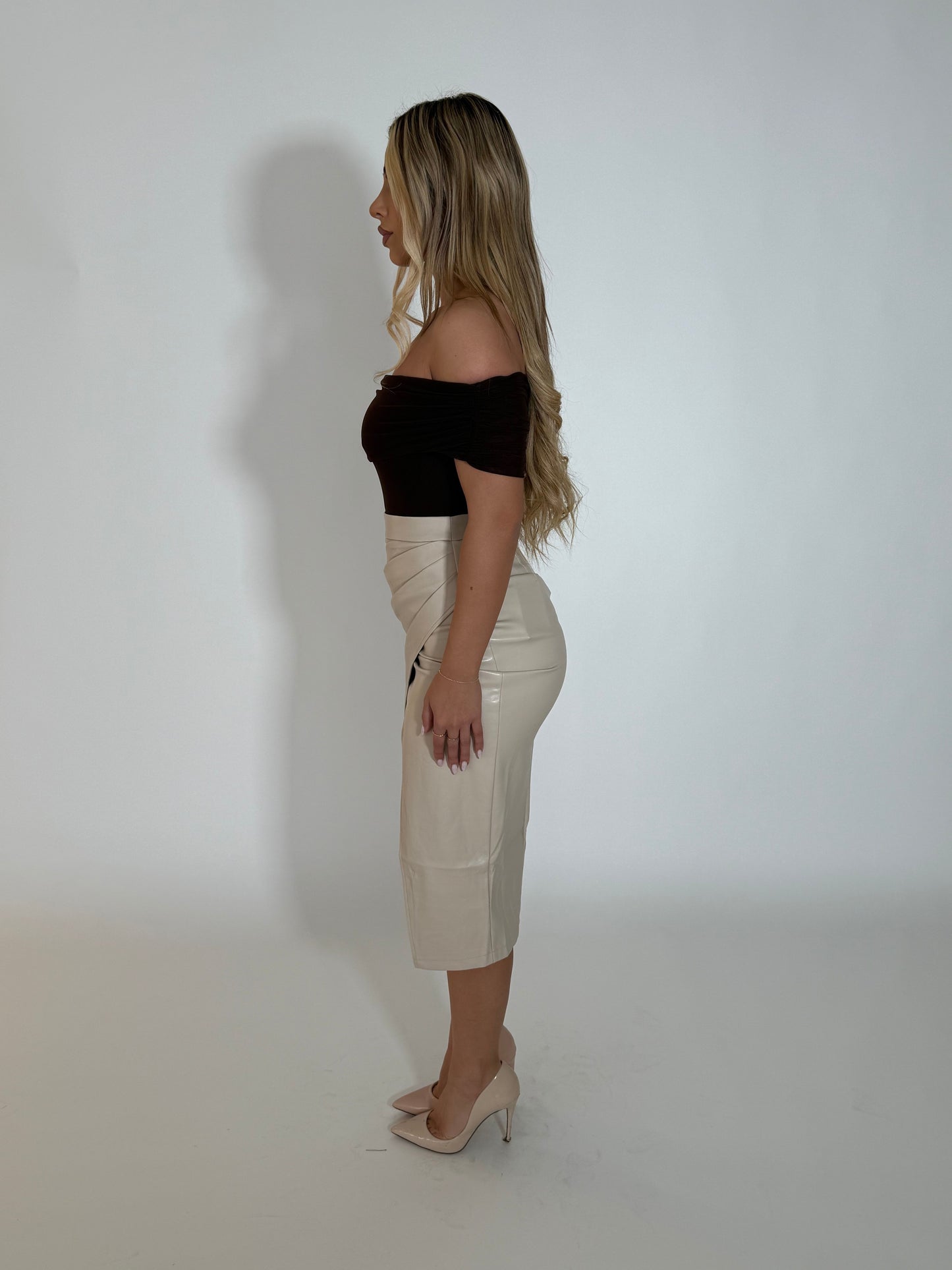 THE COB SKIRT - BONE
