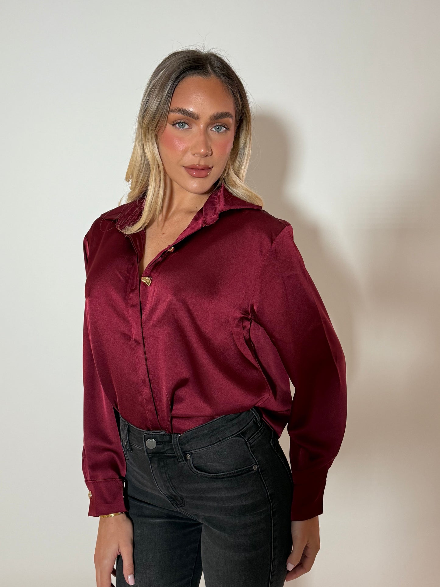 SHENA SHIRT - WINE