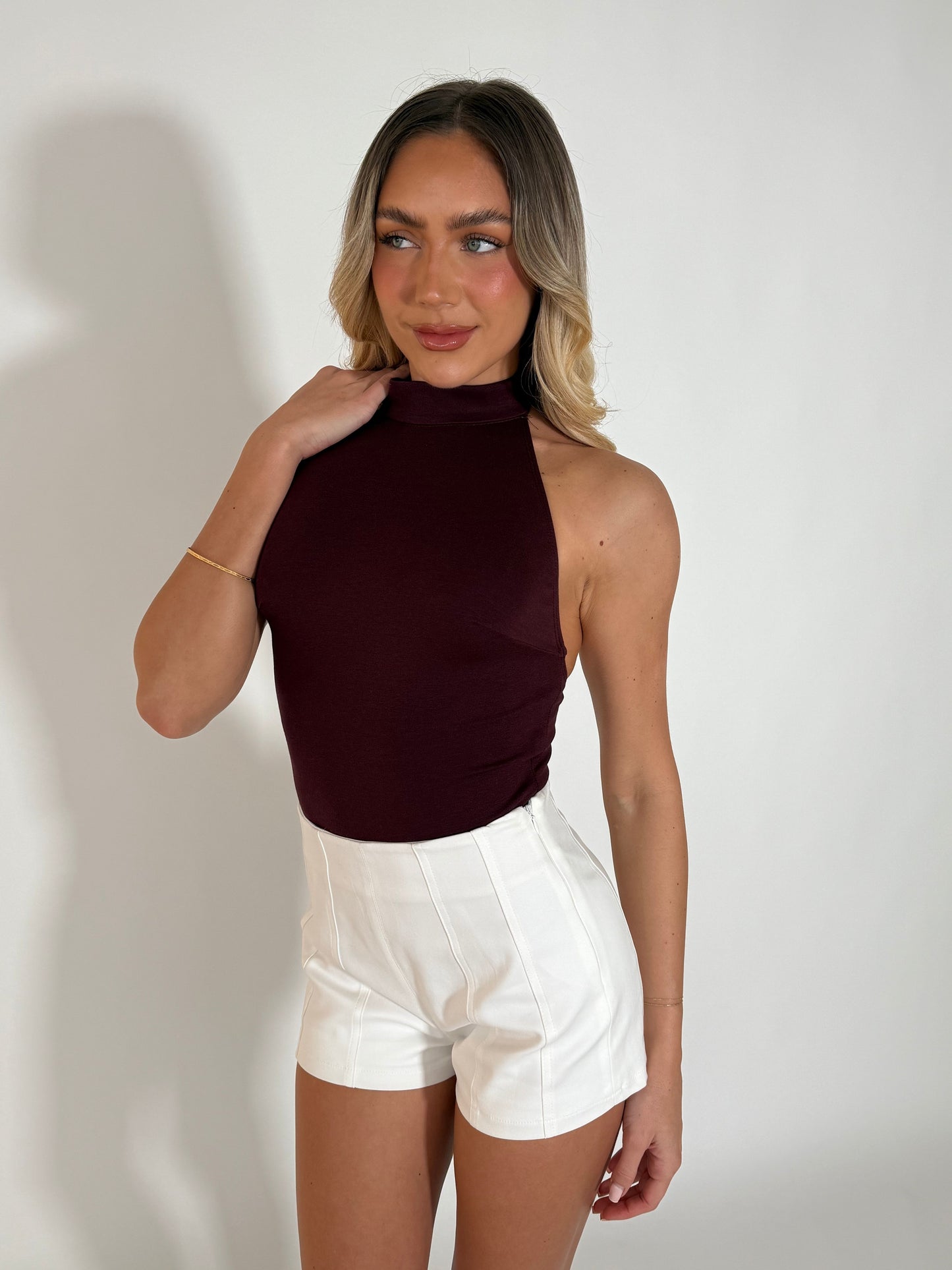 ZOLA BODYSUIT - WINE