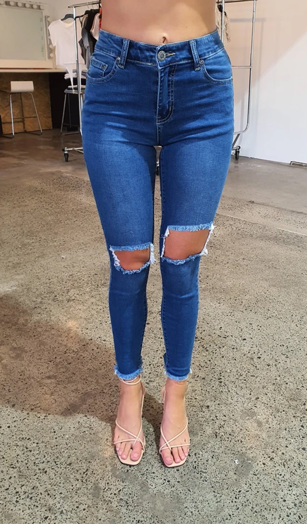 RAGE JEANS - DARK DENIM