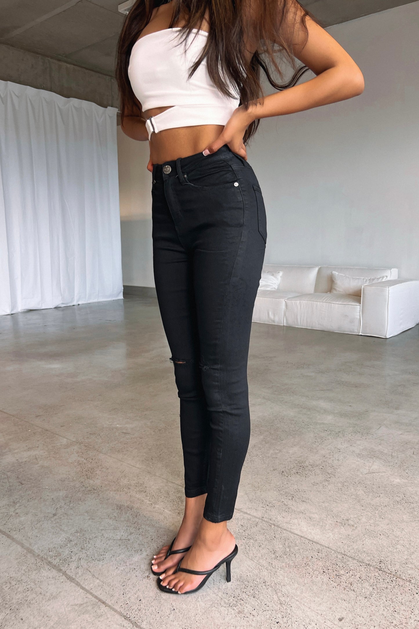 GOOD TIME JEANS - BLACK
