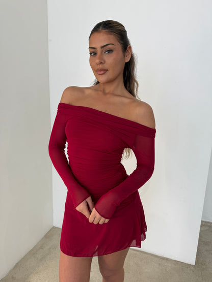 MAEB DRESS - RED