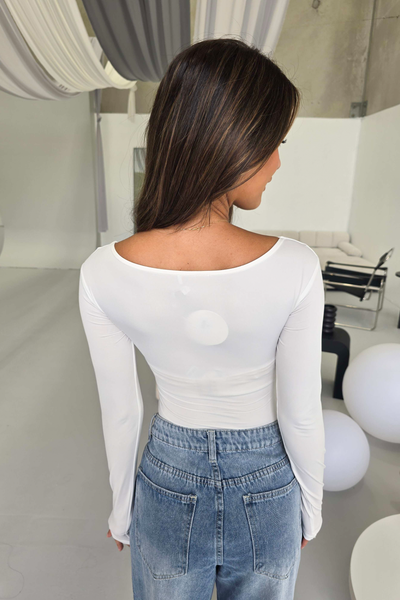 TINA BODYSUIT - WHITE