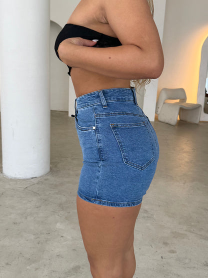 SUMMER DENIM SHORTS - M. BLUE