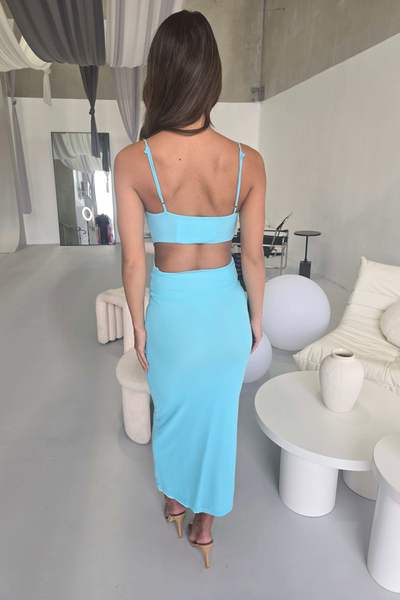 ZOE DRESS - SKY BLUE