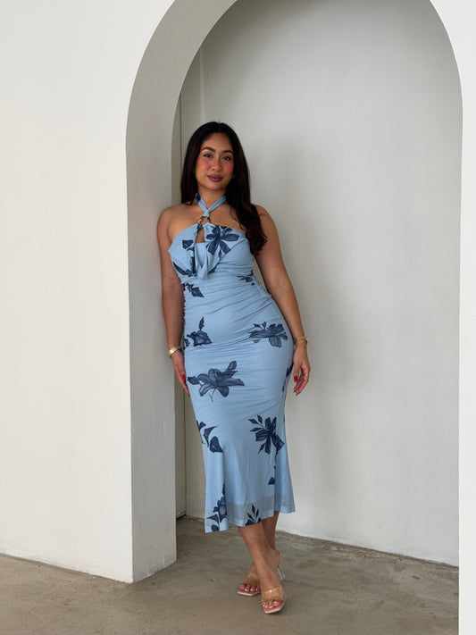 SUKI DRESS - BLUE
