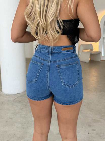 SUMMER DENIM SHORTS - M. BLUE